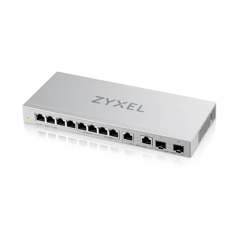 Rca Informatique - Image du produit : XGS1010-12 V2 12-PORT GIGABIT UNMANAGED SWITCH WITH 8-PORT 1G