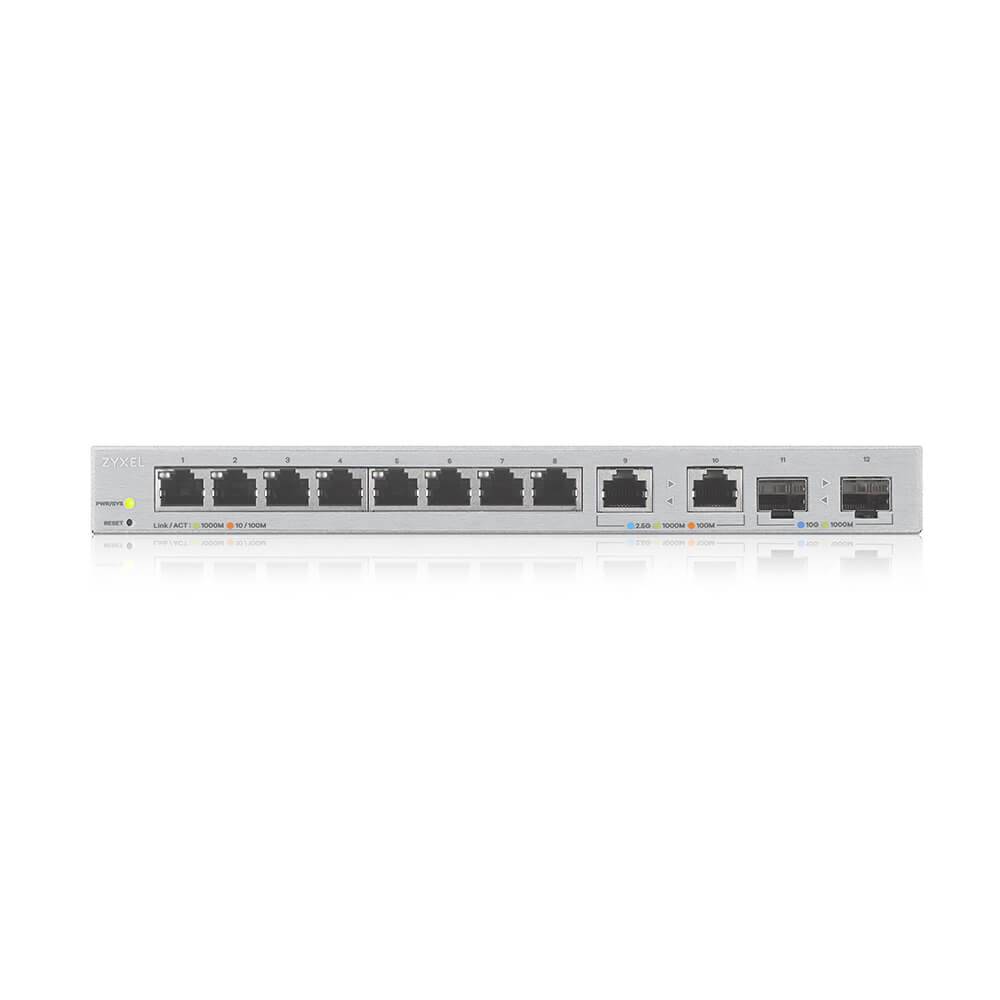 Rca Informatique - image du produit : XGS1210-12 V2 12-PORT MANAGED MULTIGIG SWITCH