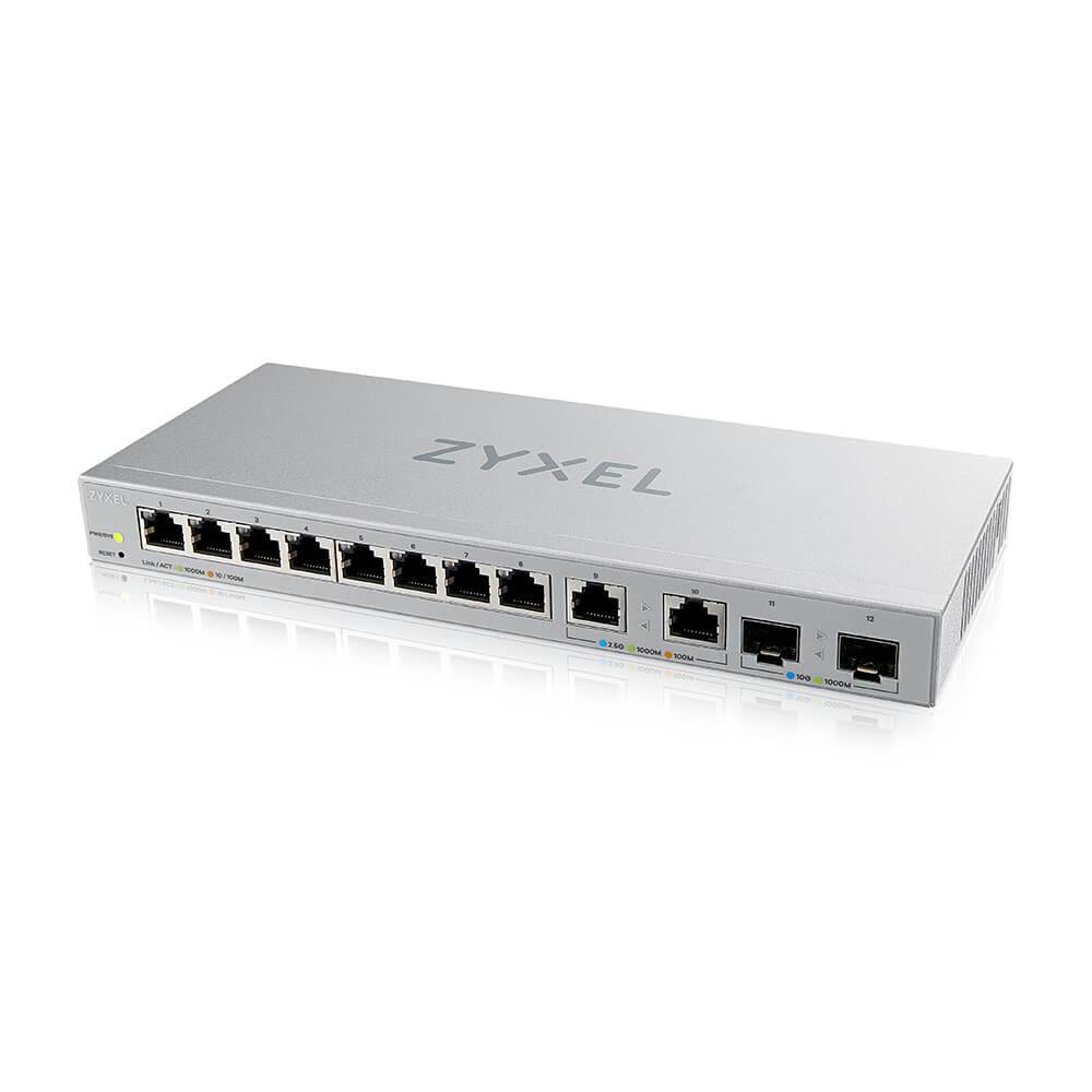 Rca Informatique - image du produit : XGS1210-12 V2 12-PORT MANAGED MULTIGIG SWITCH