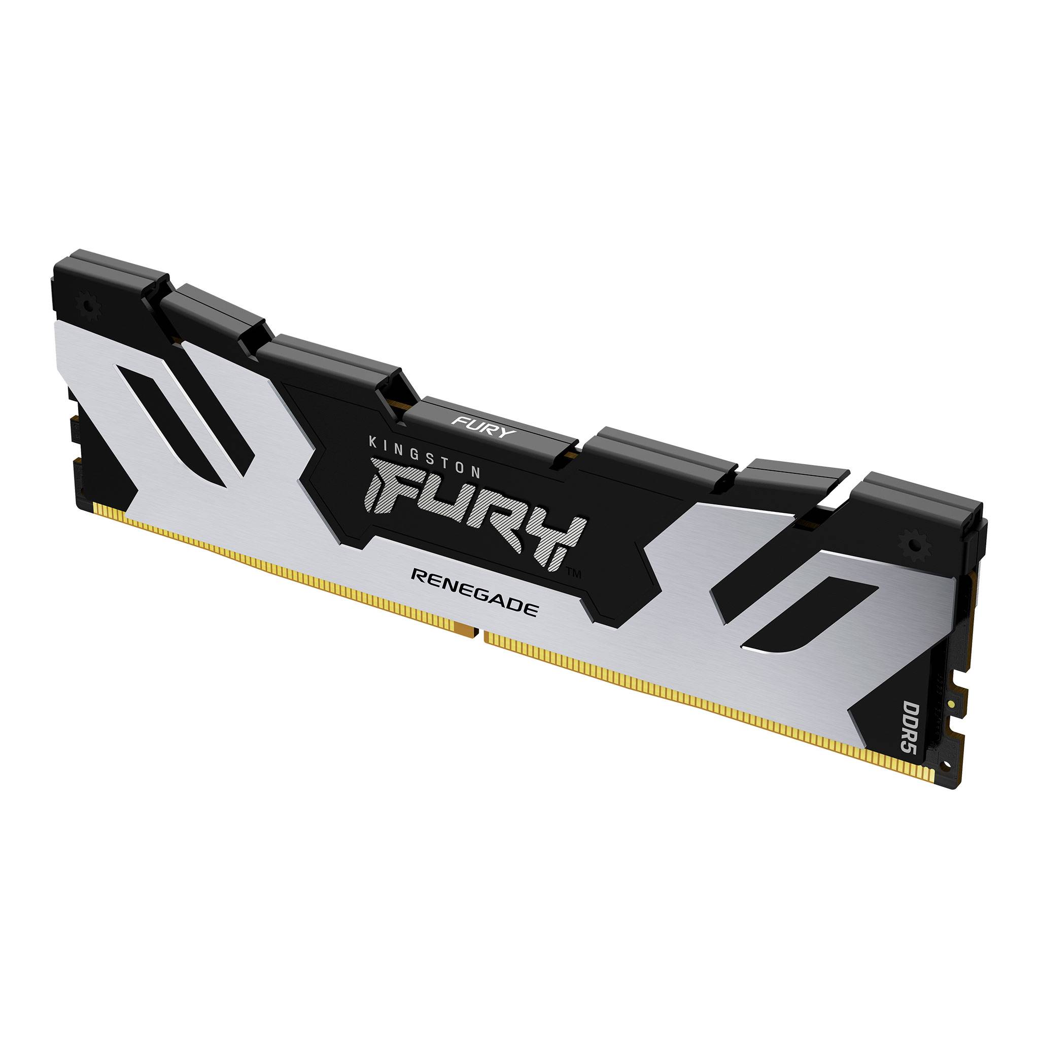 Rca Informatique - image du produit : 32GB DDR5-6000MT/S CL32 DIMM FURY RENEGADE SILVER XMP