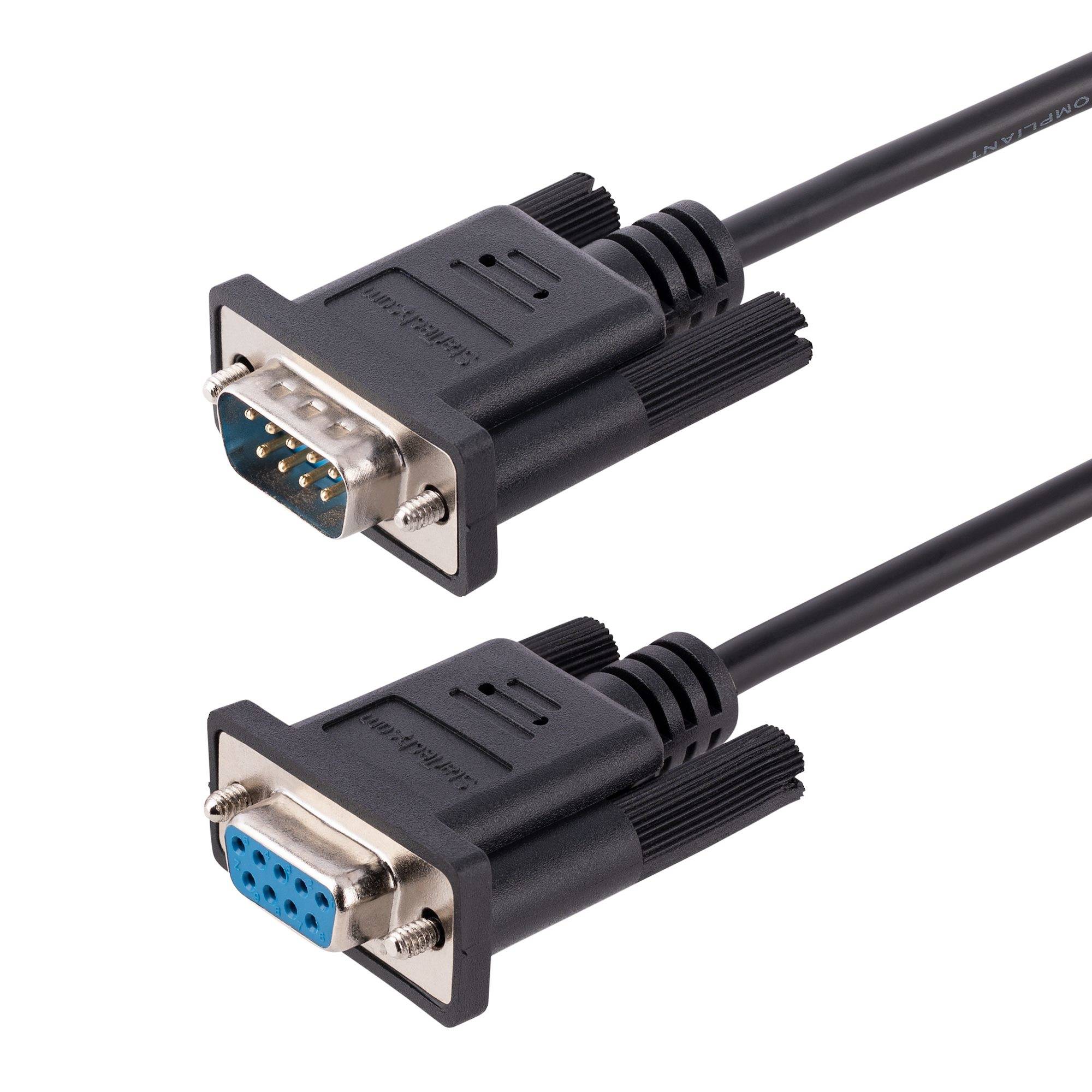Rca Informatique - image du produit : RS232 SERIAL NULL MODEM CABLE - 3M CROSSOVER SERIAL CABLE