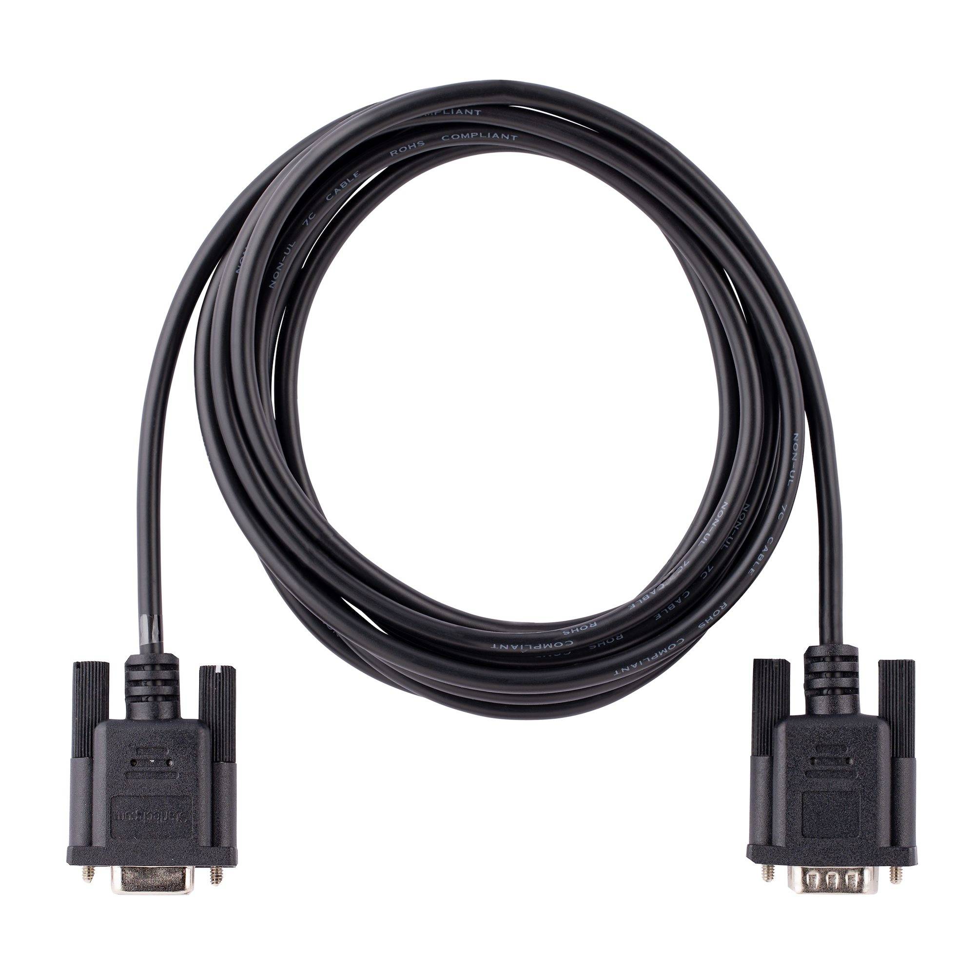 Rca Informatique - image du produit : RS232 SERIAL NULL MODEM CABLE - 3M CROSSOVER SERIAL CABLE