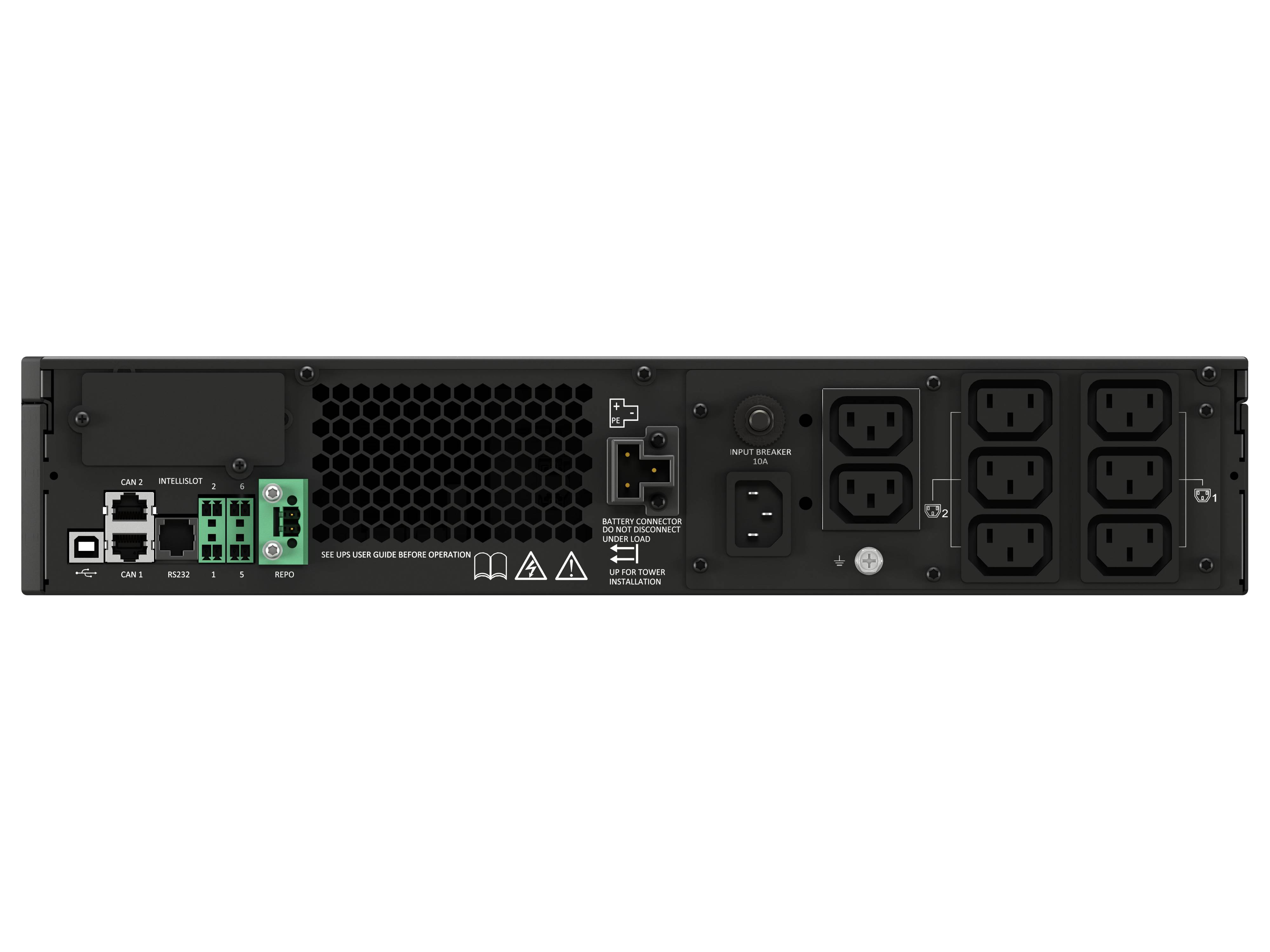 Rca Informatique - image du produit : VERTIV LIEBERT GXT5 1PH UPS 1.5KVA LI-ION INPUT PLUG IEC C14