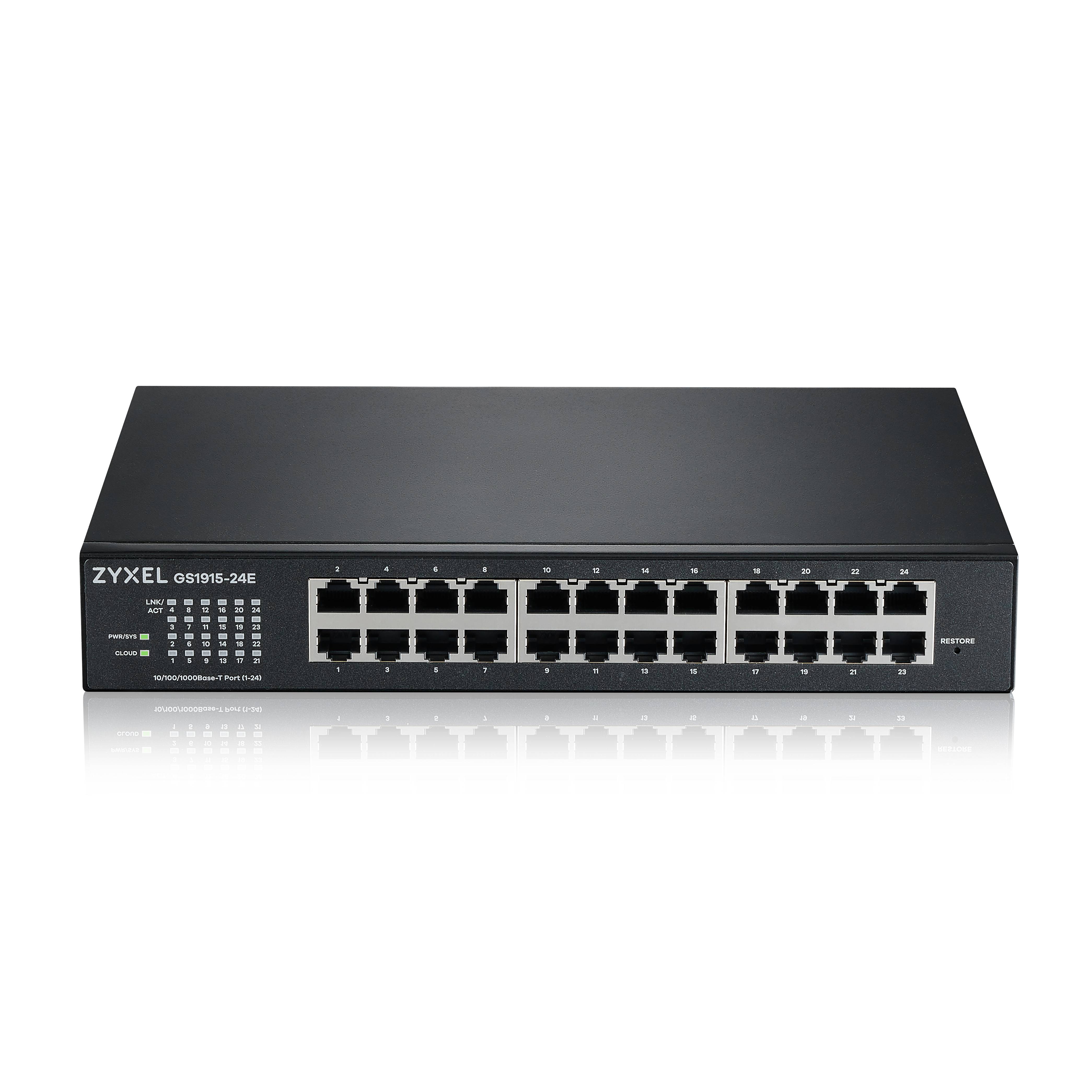 Rca Informatique - image du produit : GS1915-24E 24-PORT GBE SMART HYBRID MODE SWITCH