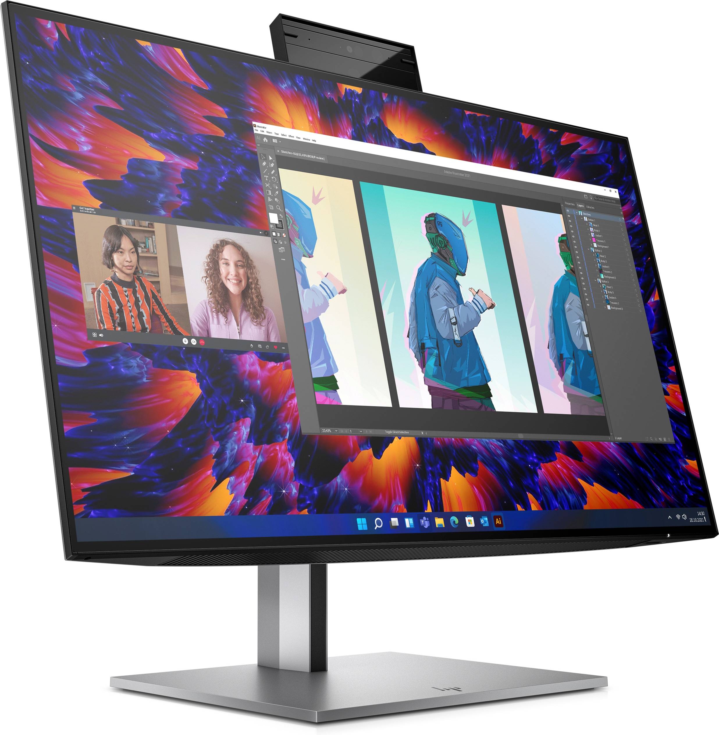 Rca Informatique - image du produit : HP Z24M G3 CONFERENCING QHD DISPLAY