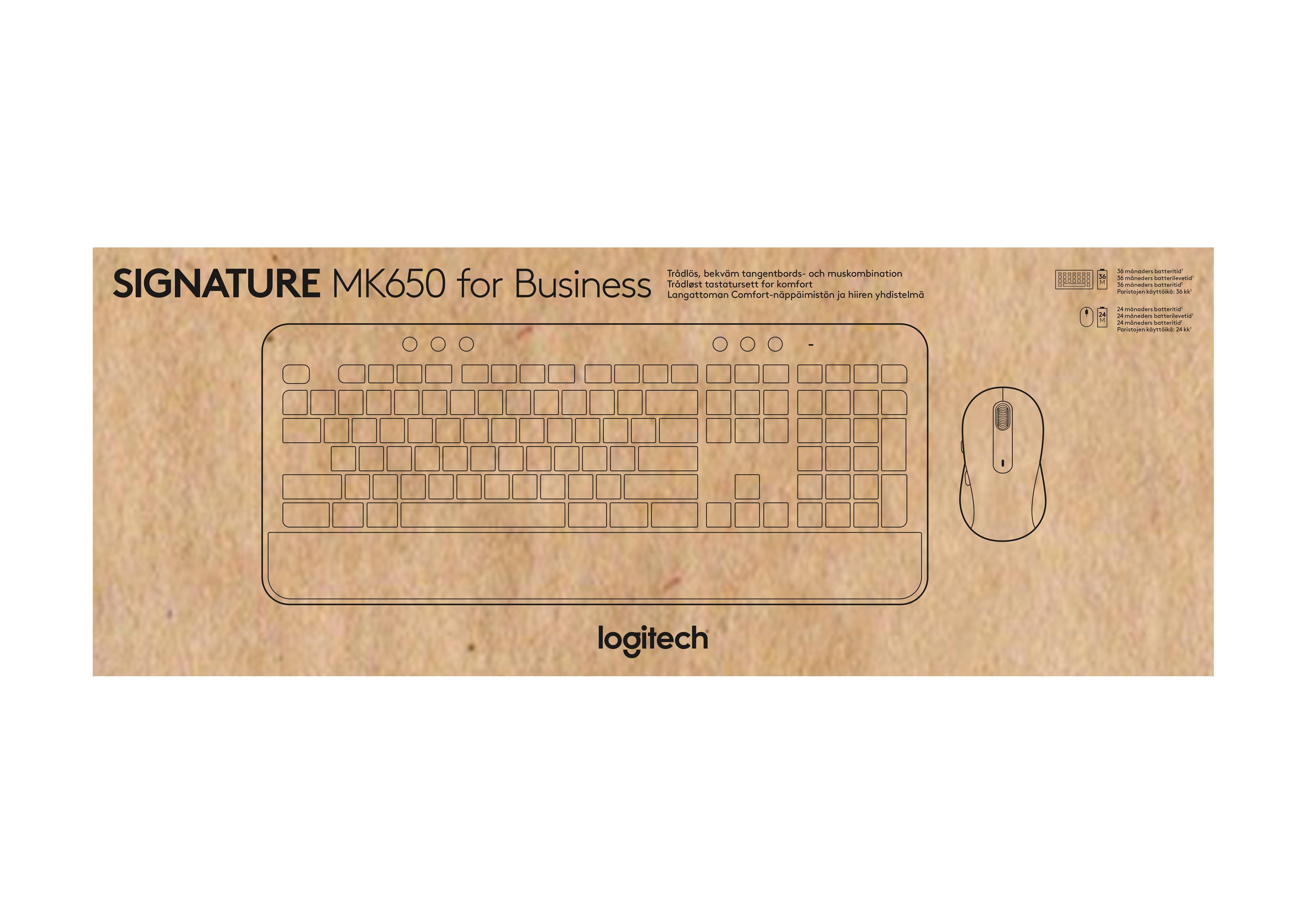 Rca Informatique - image du produit : MK650 FOR BUSINESS OFFWHITENLBINTNL