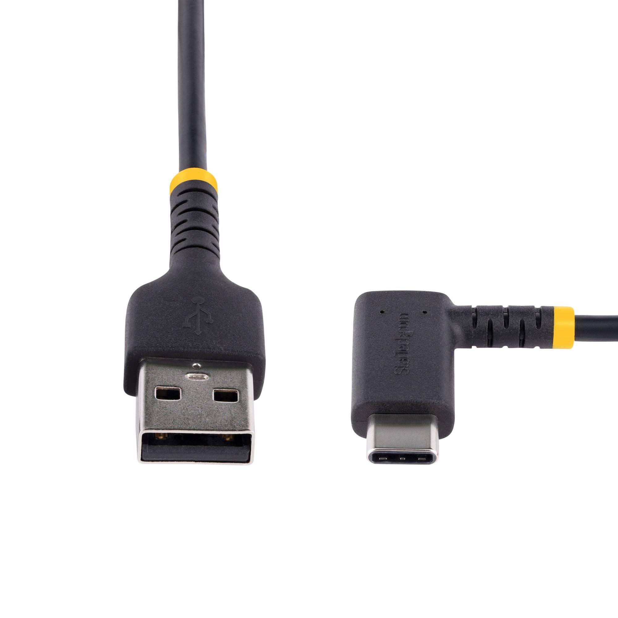 Rca Informatique - image du produit : USB-A TO USB-C CHARGING CABLE 2M RIGHT ANGLE USB-C USBC CABLE