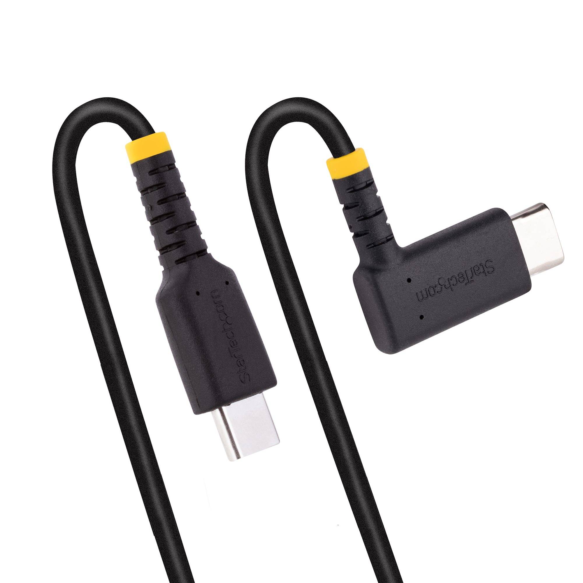 Rca Informatique - image du produit : 1MUSB-C CHARGING CABLE FAST CHARGE - RIGHT ANGLE USBC CABLE