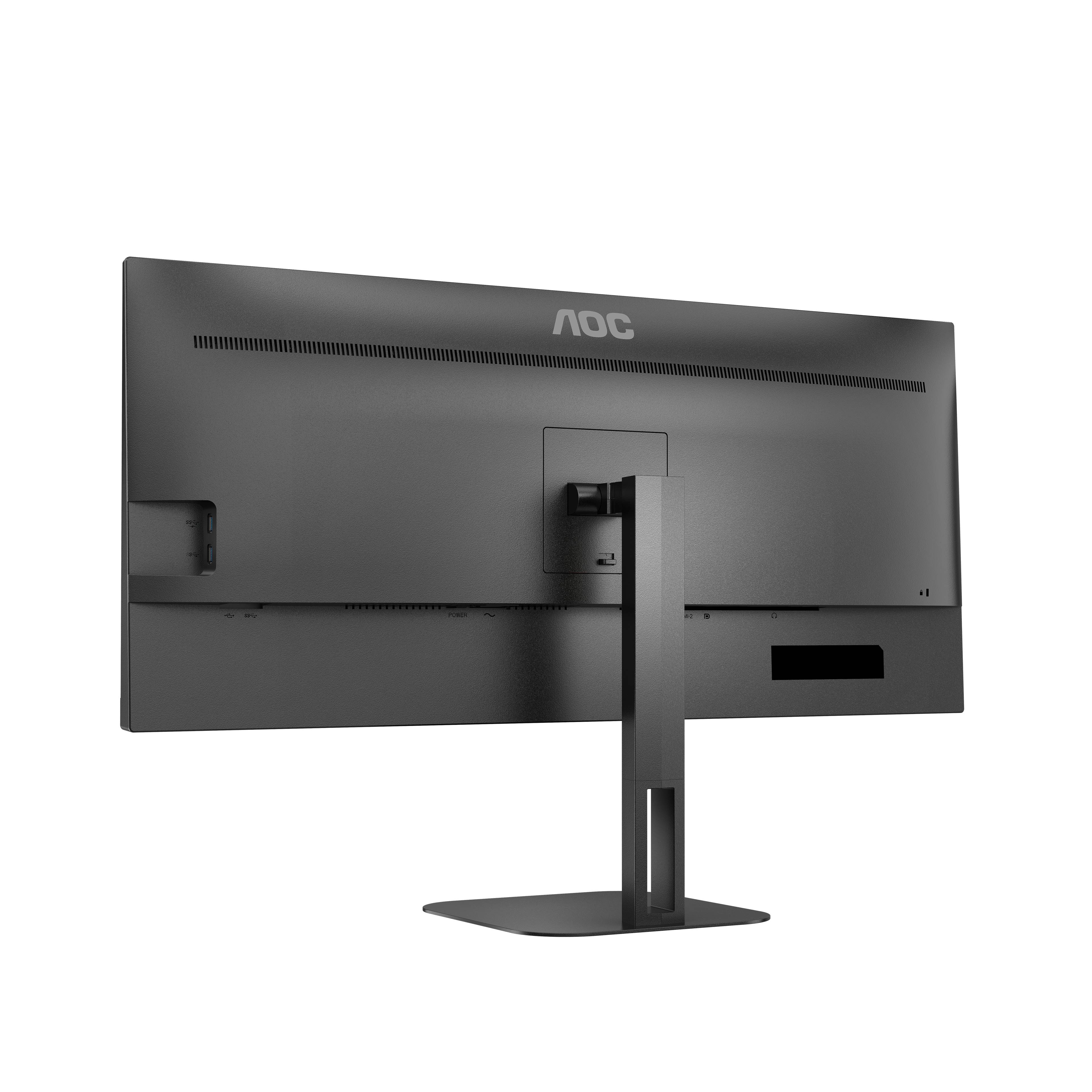 Rca Informatique - image du produit : U34V5C/BK 34IN VA WQHD 300CD/HDMI/DP/4USB/USB-C/HAS