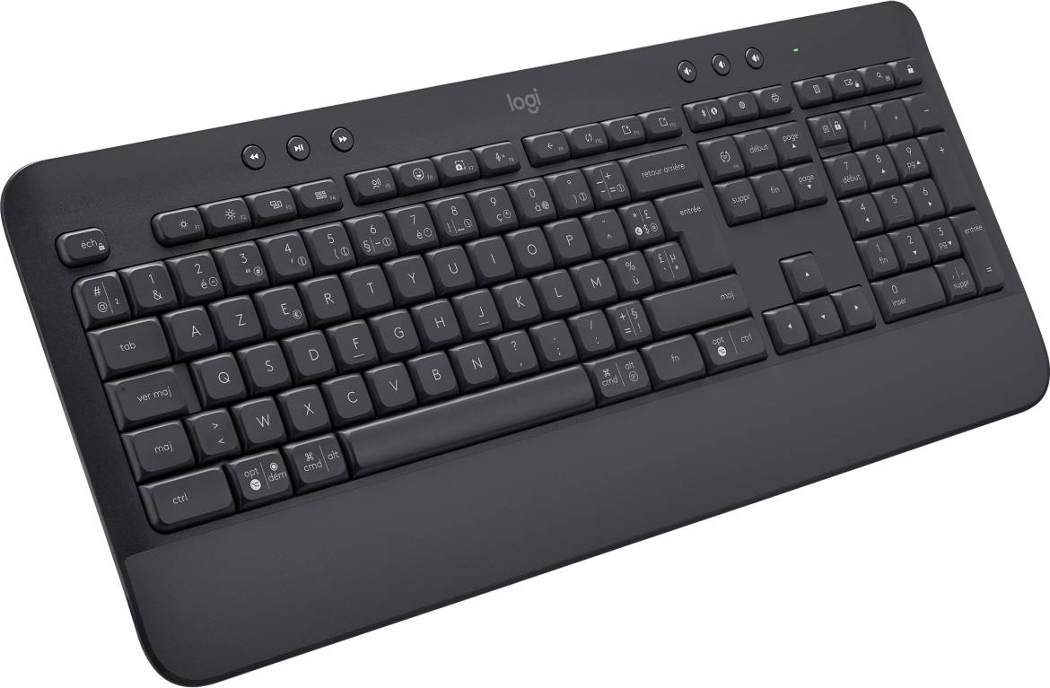 Rca Informatique - image du produit : CLAVIER SIGNATURE K650 GRAPHITE - FRA - CENTRAL