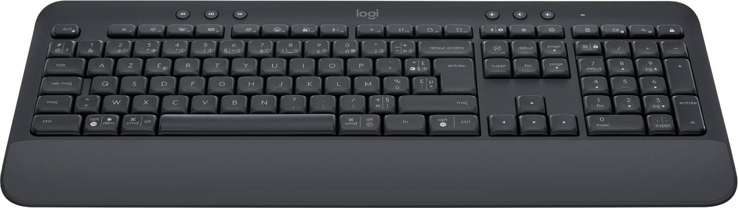 Rca Informatique - image du produit : CLAVIER SIGNATURE K650 GRAPHITE - FRA - CENTRAL