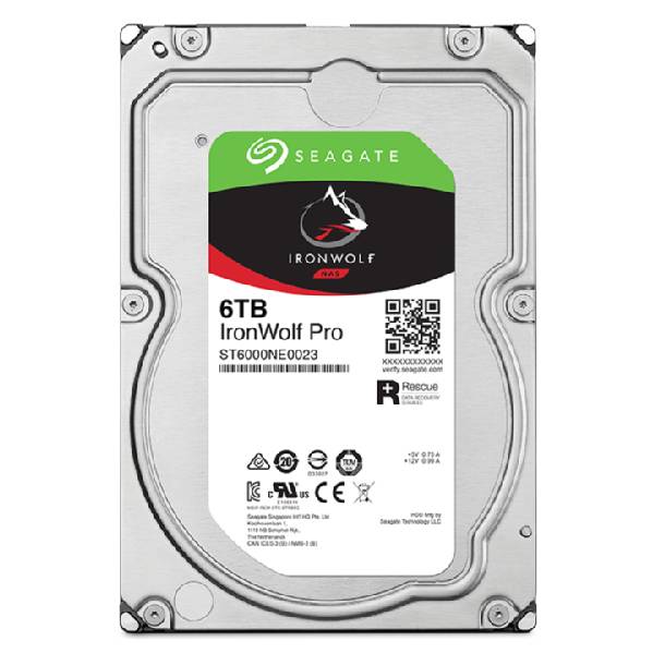 Rca Informatique - image du produit : IRONWOLF PRO 6TB SATA 3.5IN 7200RPM ENTERPRISE NAS