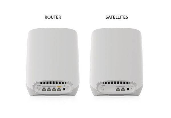 Rca Informatique - image du produit : ORBI MESH WIFI6 SYSTEM AX5400 TRI-BAND W/SATELLITEX1 (RBK762S)