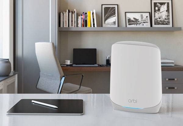 Rca Informatique - image du produit : ORBI MESH WIFI6 SYSTEM AX5400 TRI-BAND W/SATELLITEX1 (RBK762S)