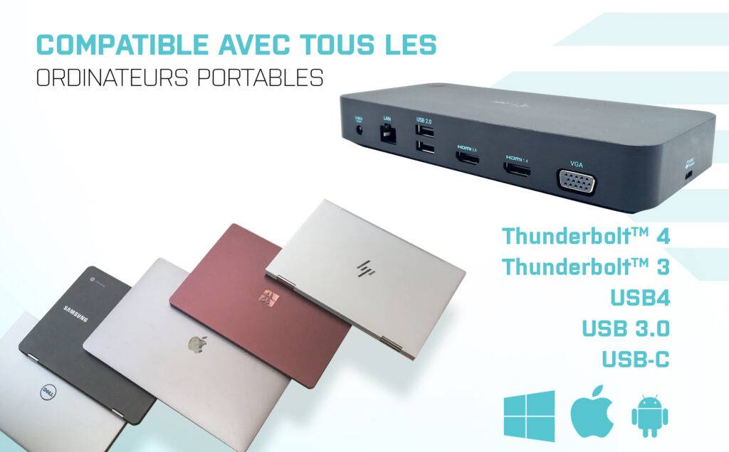 Rca Informatique - image du produit : I-TEC USB 3.0/USB-C/TB 3X LCD 3X VIDEO DOCKING STATION PD 65W