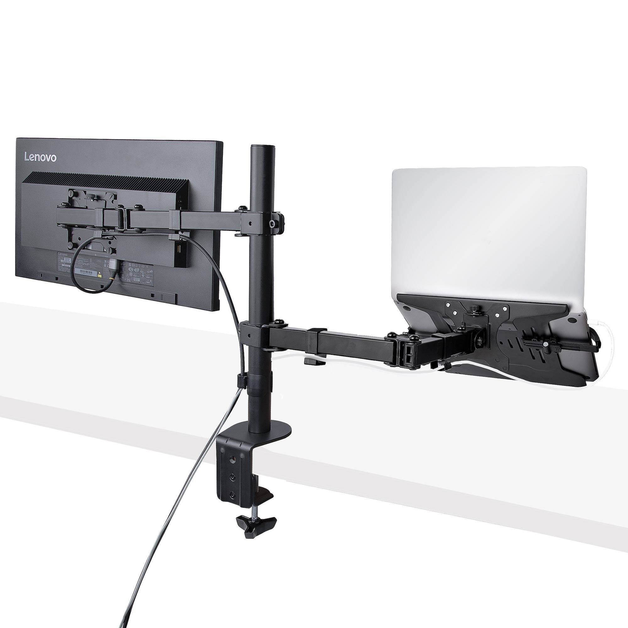 Rca Informatique - image du produit : MONITOR ARM - VESA LAPTOP TRAY - LAPTOP ARM MOUNT