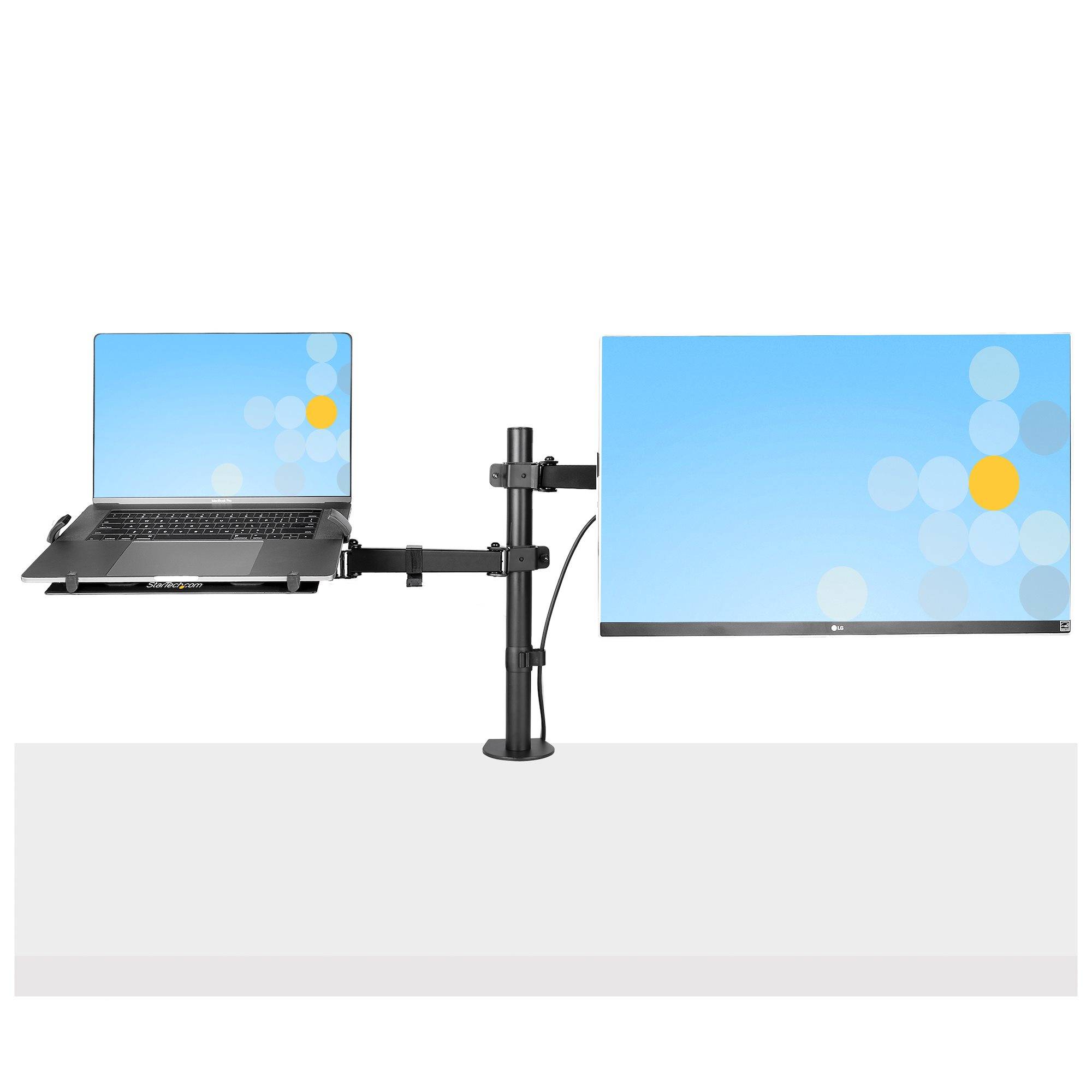 Rca Informatique - image du produit : MONITOR ARM - VESA LAPTOP TRAY - LAPTOP ARM MOUNT