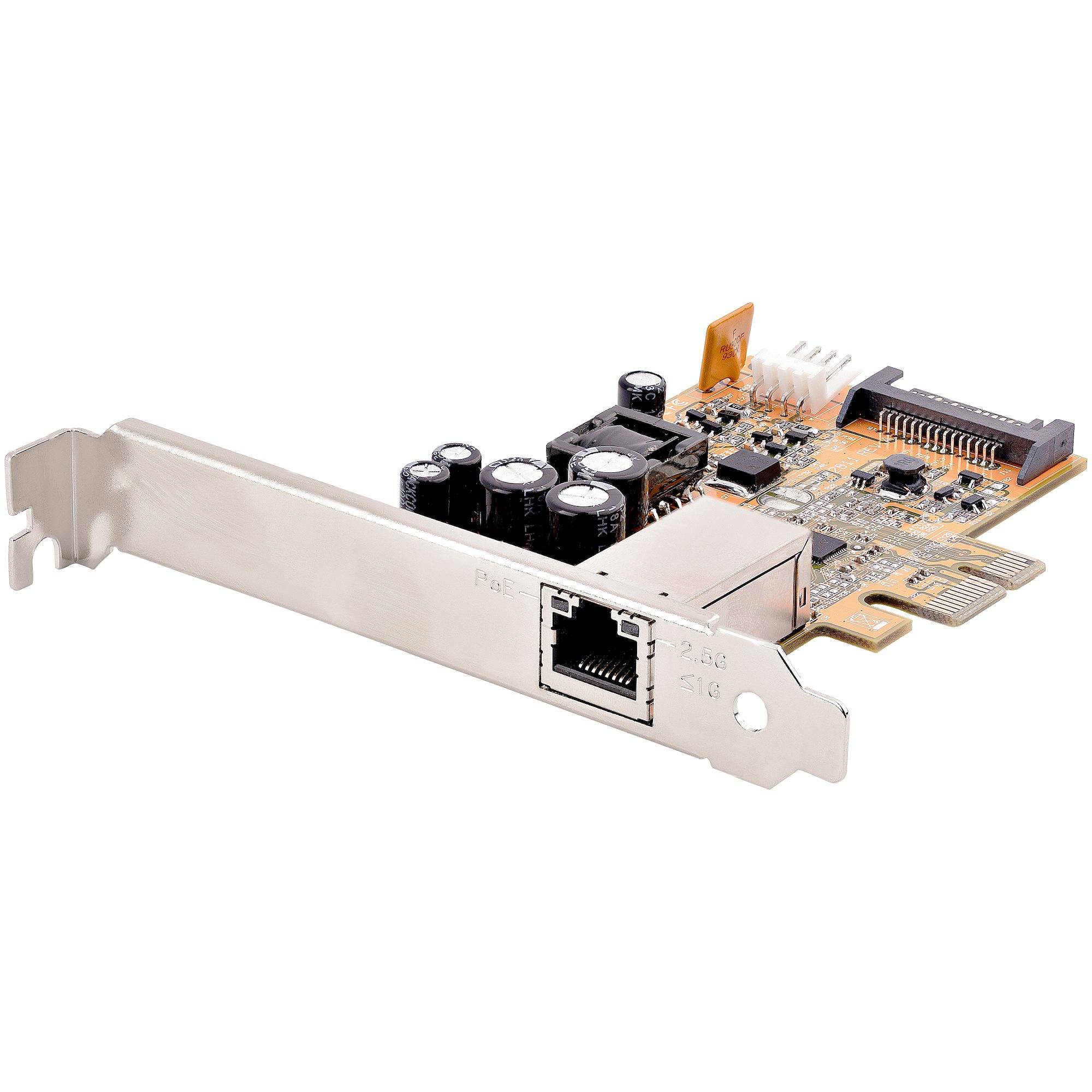 Rca Informatique - image du produit : CARTE RESEAU PCIE X1 CARTE ET HERNET PCIE 2.5GB 802.3AT NIC