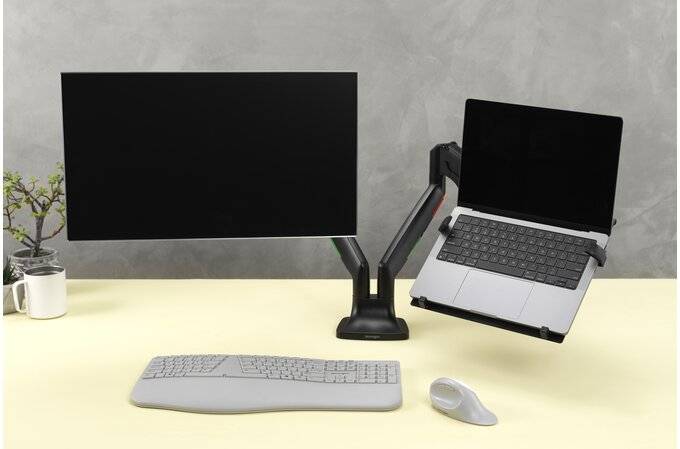 Rca Informatique - image du produit : UNIVERSAL LAPTOP HOLDER FOR MONITOR ARMS