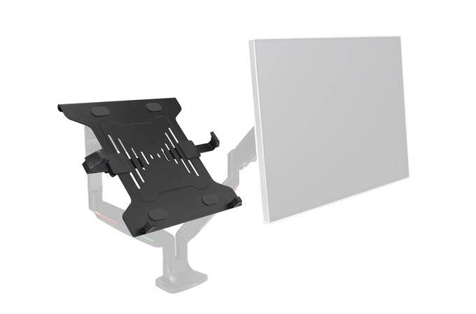 Rca Informatique - image du produit : UNIVERSAL LAPTOP HOLDER FOR MONITOR ARMS