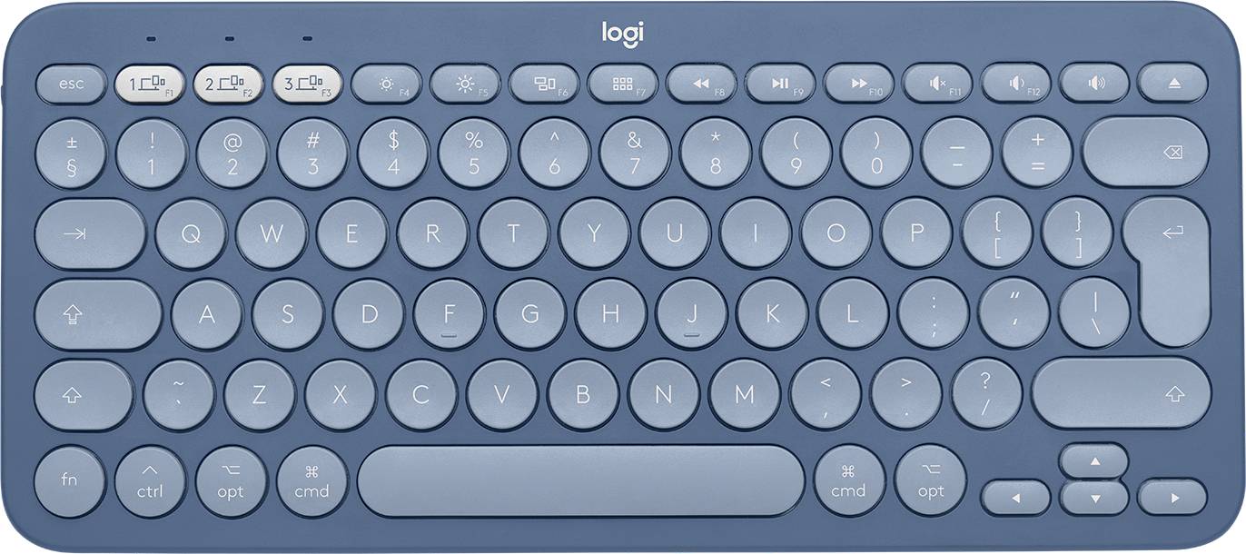 Rca Informatique - Image du produit : K380 FOR MAC MULTI-DEVICE BT KBD - BLUEBERRY - UK - INTNL