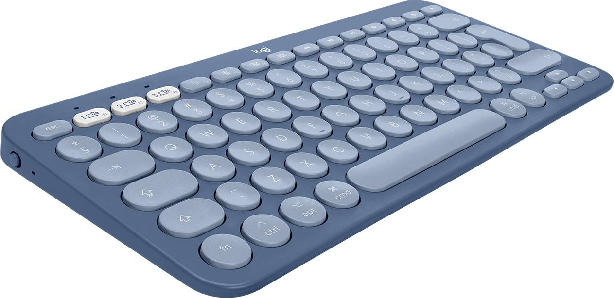 Rca Informatique - image du produit : K380 FOR MAC MULTI-DEVICE BT KBD - BLUEBERRY - UK - INTNL