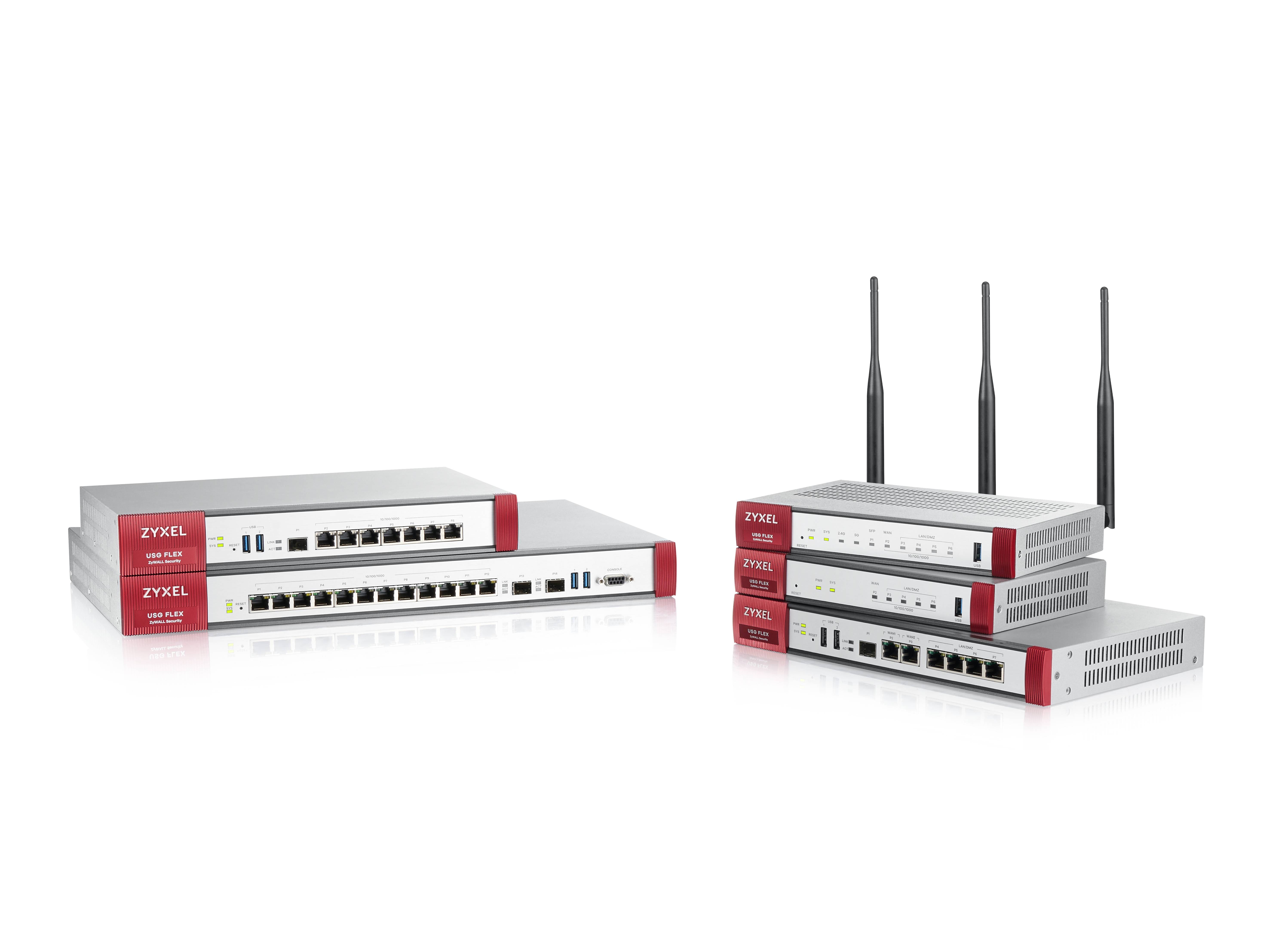 Rca Informatique - image du produit : USG FLEX FIREWALL VERSION 2 10/100/1000 1WAN 4LAN/DMZ PORTS