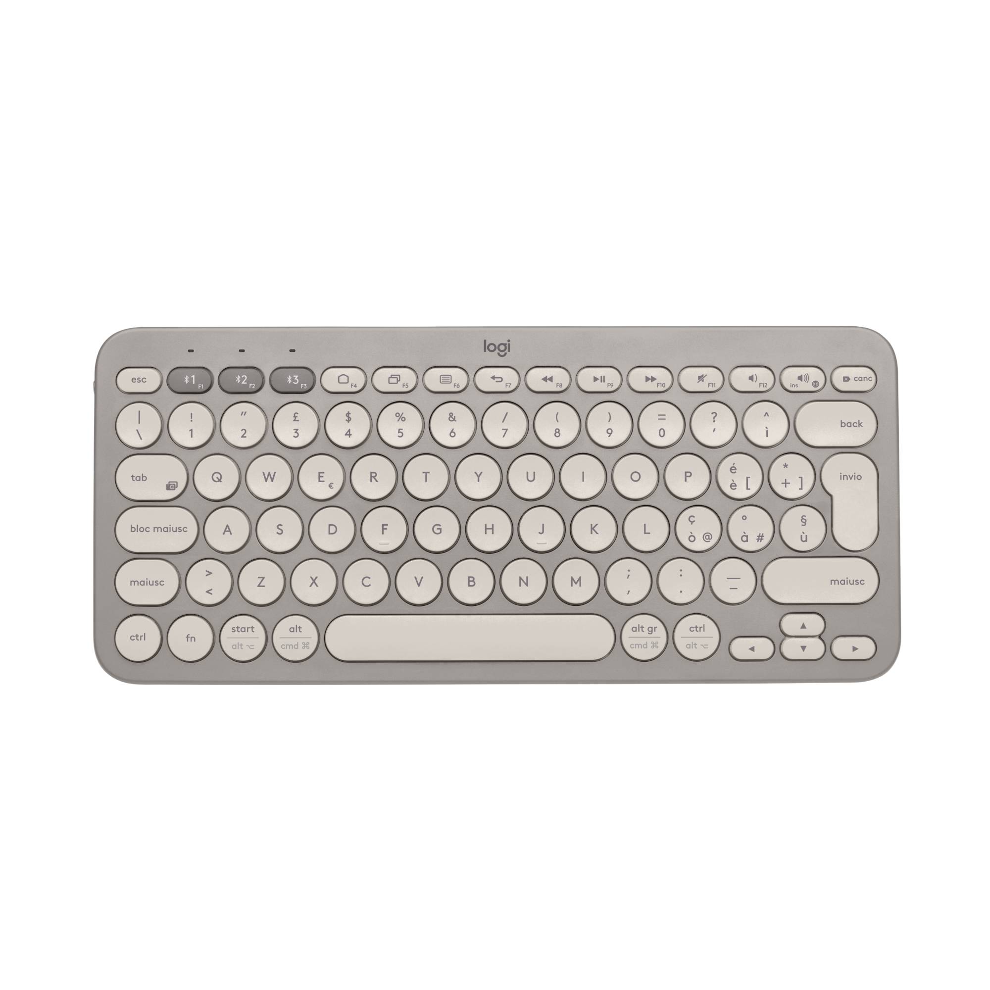 Rca Informatique - image du produit : K380 MULTI-DEVICE BT KEYBOARD SAND - ITA - MEDITER