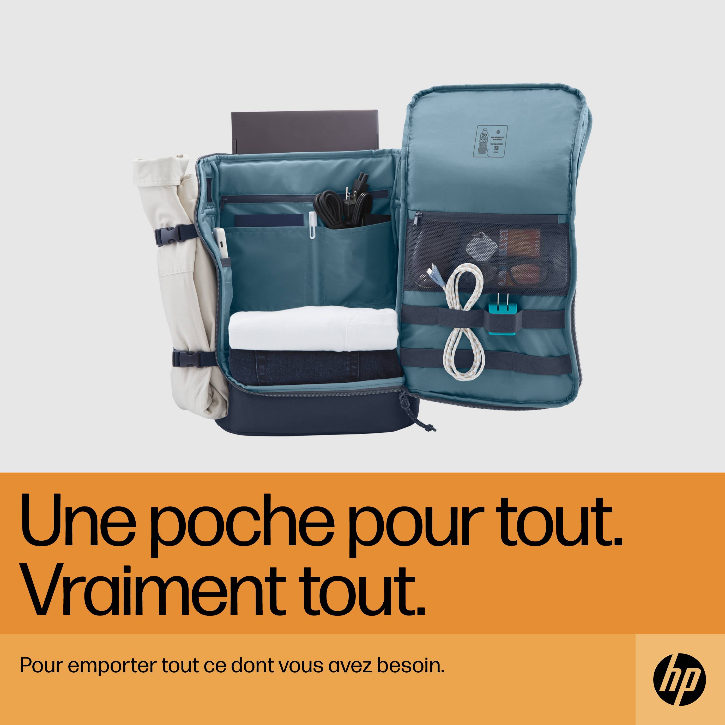 Rca Informatique - image du produit : TRAVEL 25L 15.6 IGRLAPTOP BCKPCK