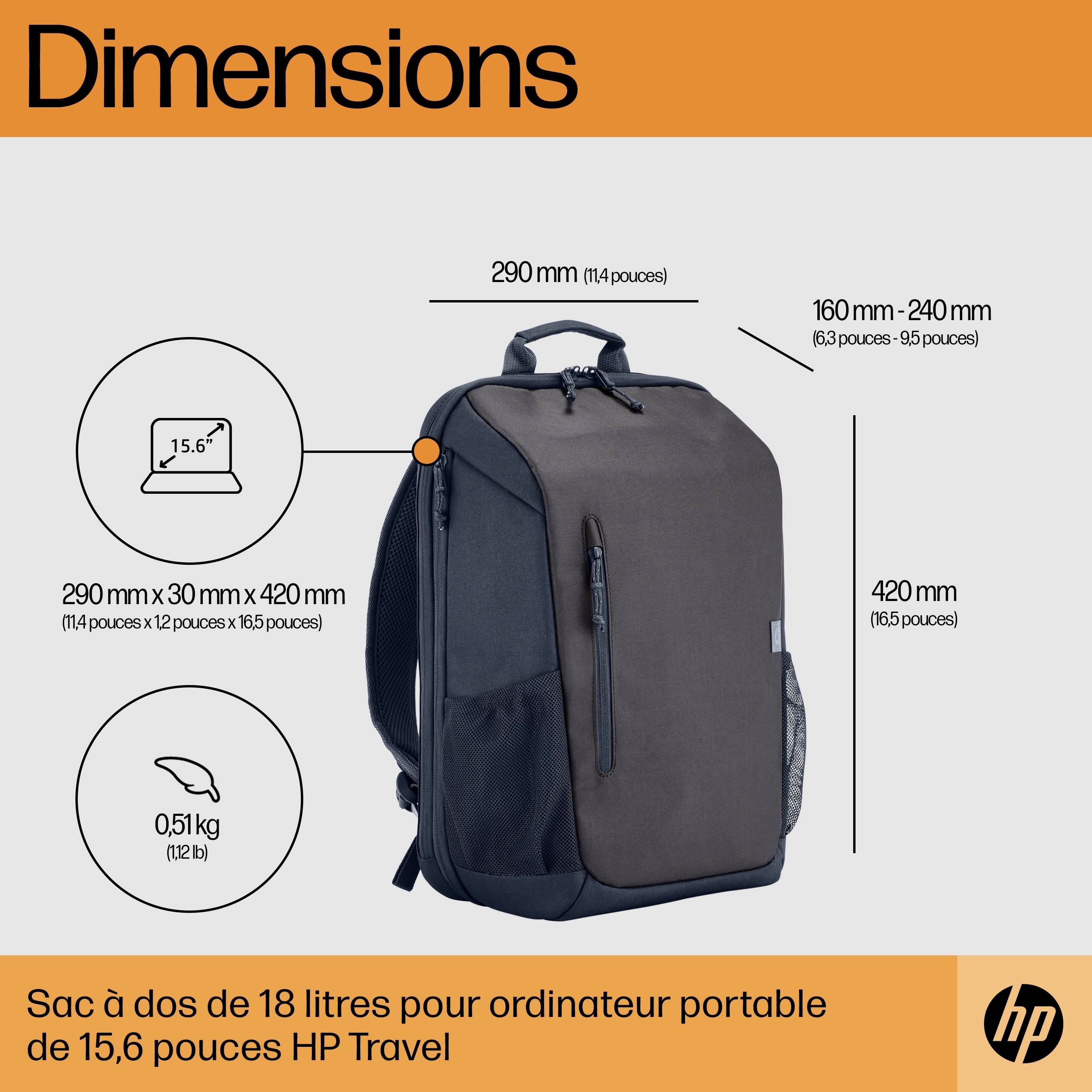 Rca Informatique - image du produit : TRAVEL 18L 15.6 IGRLAPTOP BCKPCK