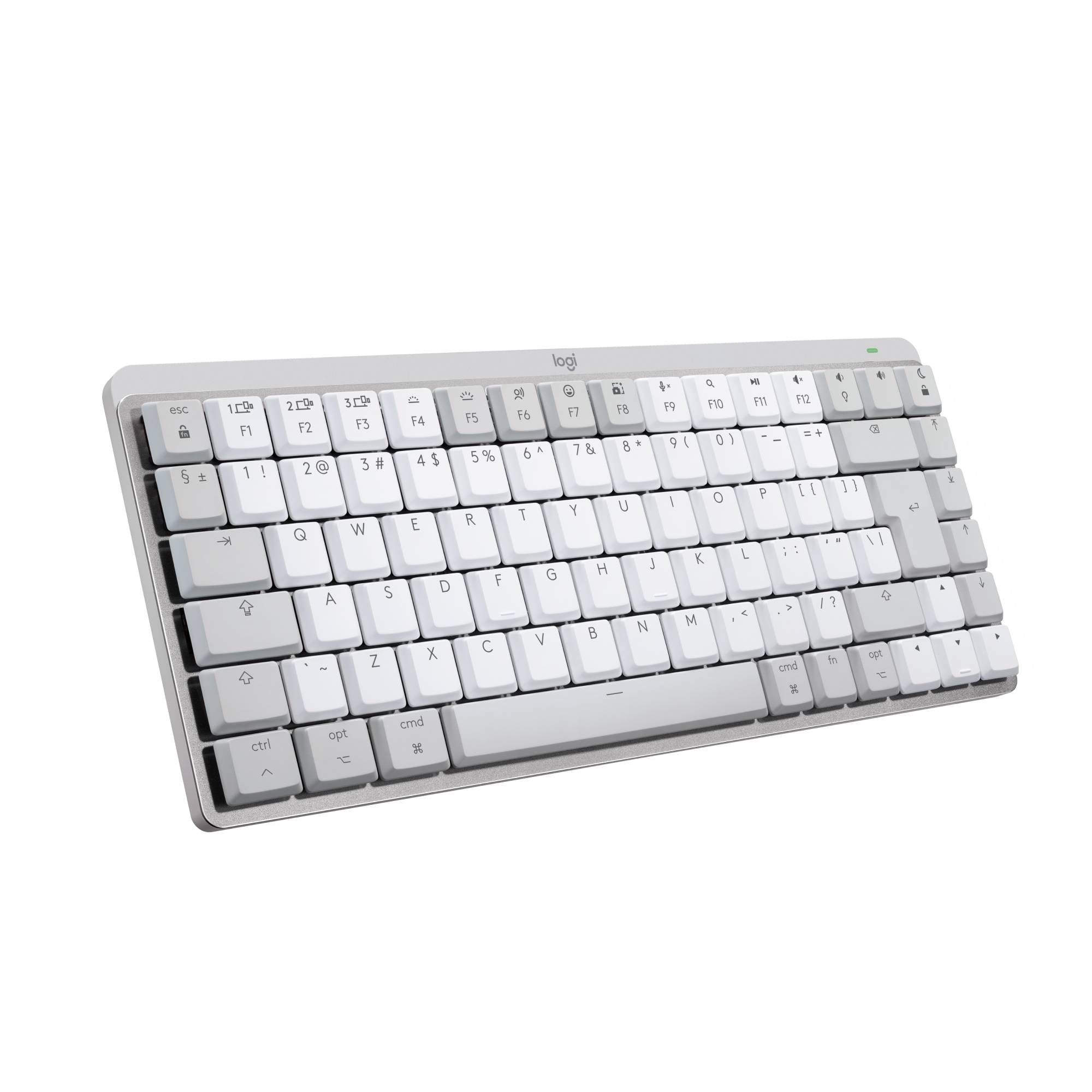 Rca Informatique - image du produit : MX MECHANICAL MINI FOR MAC WRLS ILLUM. KB - PALE GREY - US EMEA