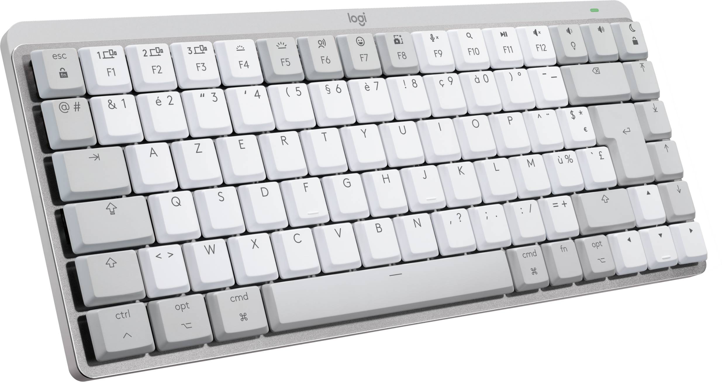 Rca Informatique - image du produit : MX MECHANICAL MINI FOR MAC WRLS ILLUM. KB - PALE GREY FRA EMEA