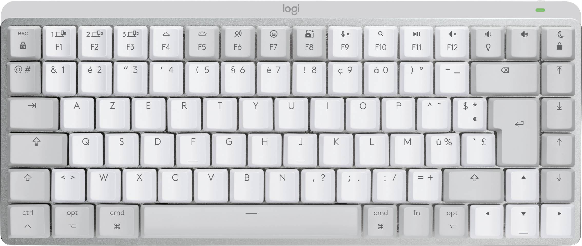 Rca Informatique - image du produit : MX MECHANICAL MINI FOR MAC WRLS ILLUM. KB - PALE GREY FRA EMEA