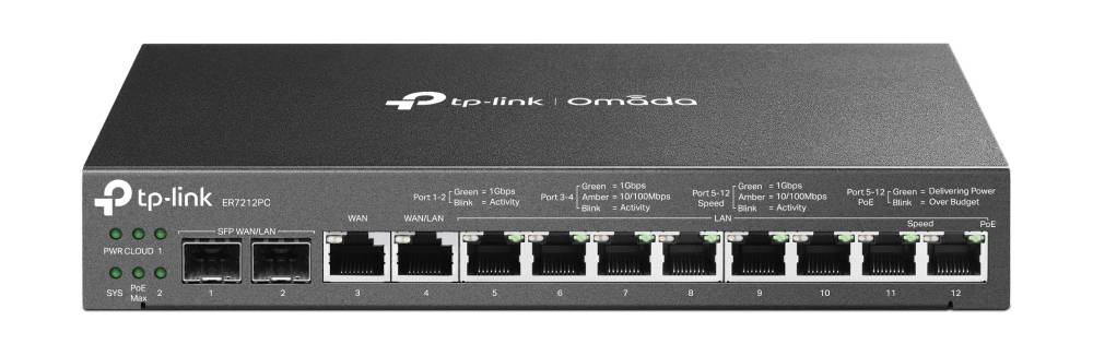 Rca Informatique - Image du produit : OMADA GIGABIT VPN ROUTER WITH POE+ PORTS AND CONTROLLER ABILIT