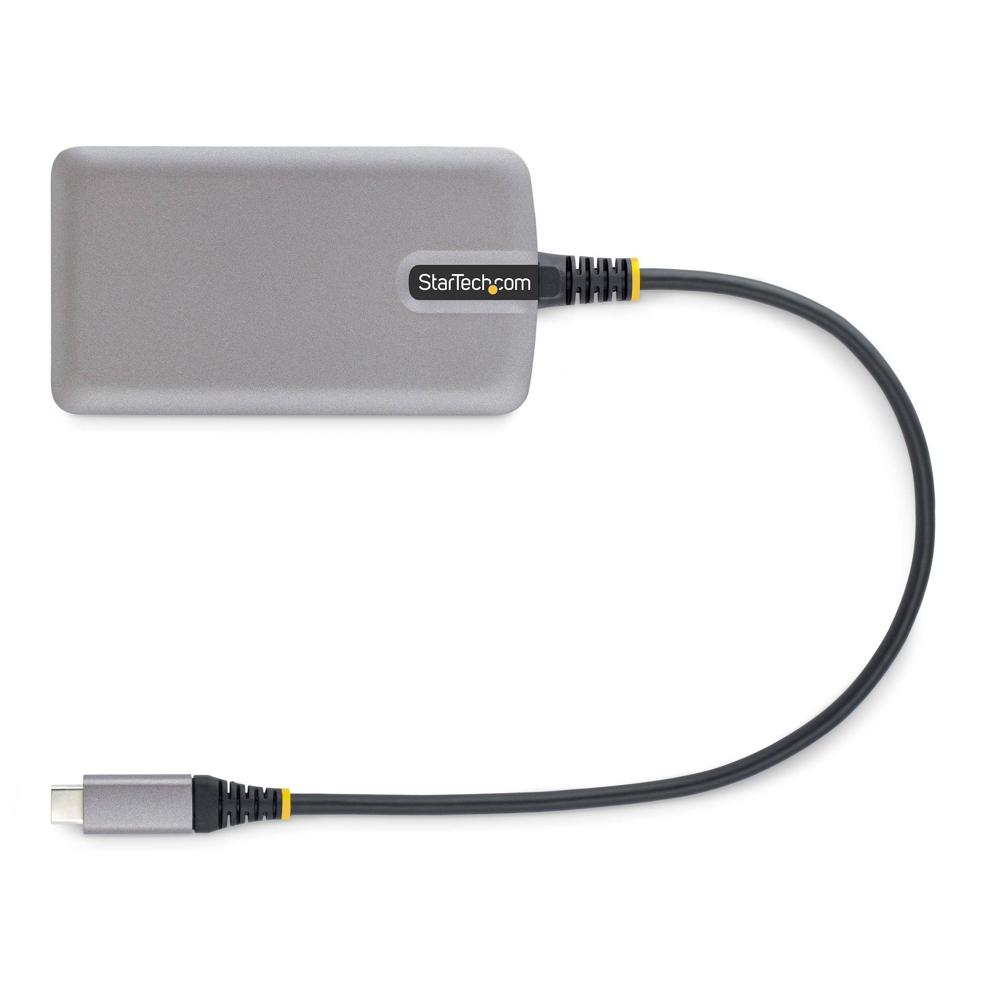 Rca Informatique - image du produit : HUB USB-C  4 PORTS USB-A 5G BPS - HUB ALIMENT PAR BUS