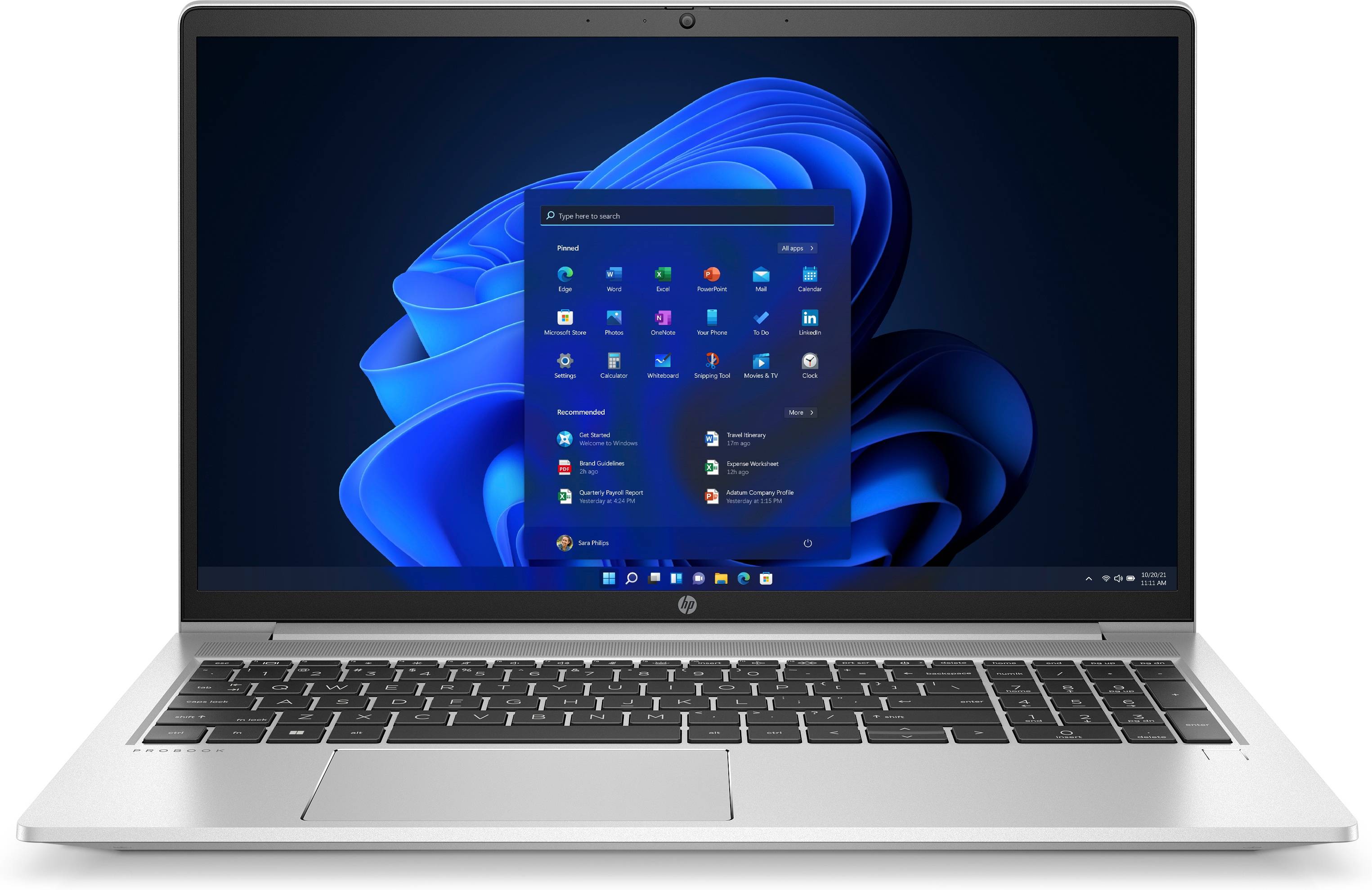 Rca Informatique - image du produit : PROBOOK 450 PRO INTEL CORE I5-1 8GB 256GB SSD 15.6IN HD W10P