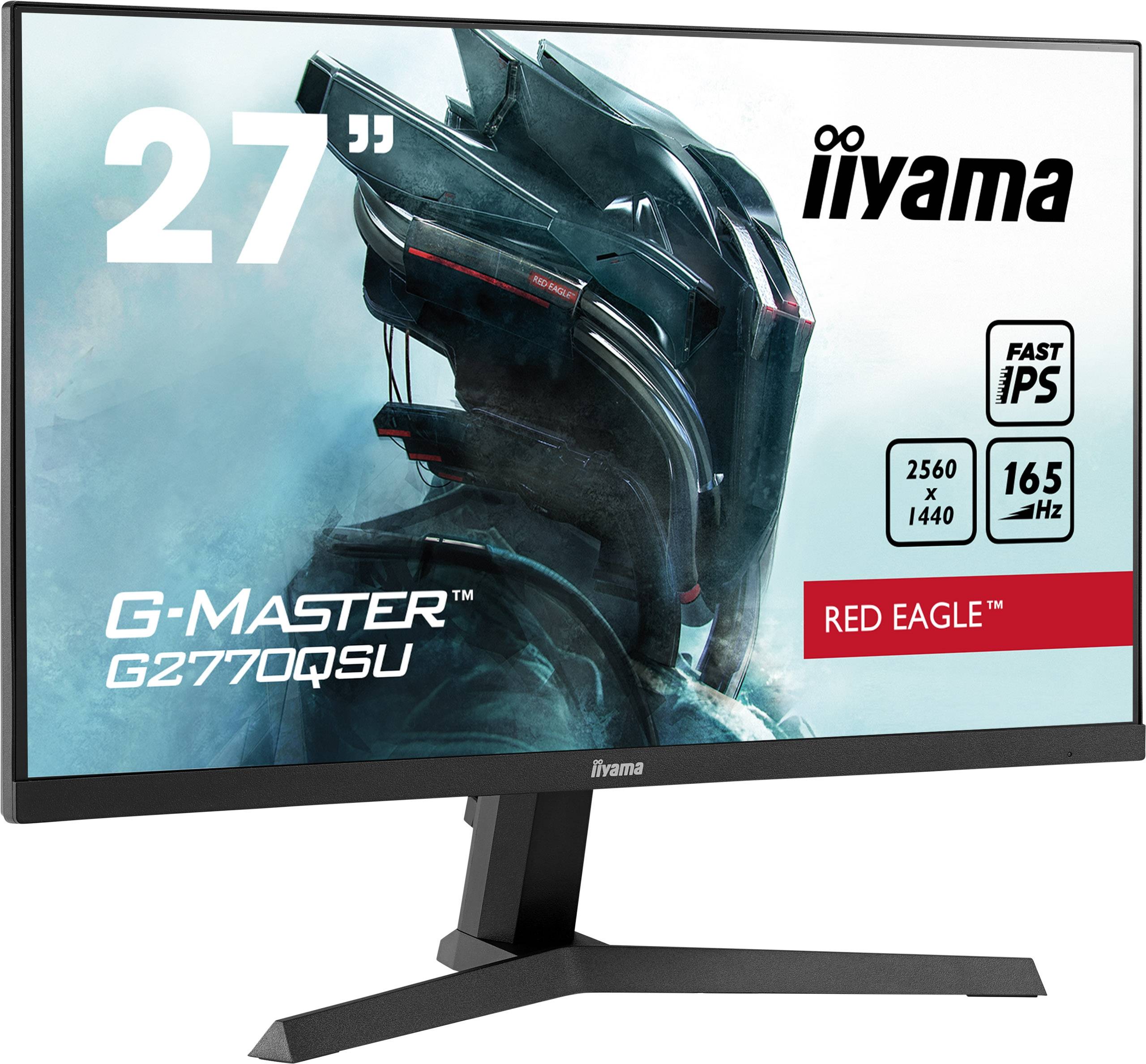 Rca Informatique - image du produit : G2770QSU-B1 27IN IPS WQHD 165HZ 400CD/0.5MS/HDMI/DP/2USB