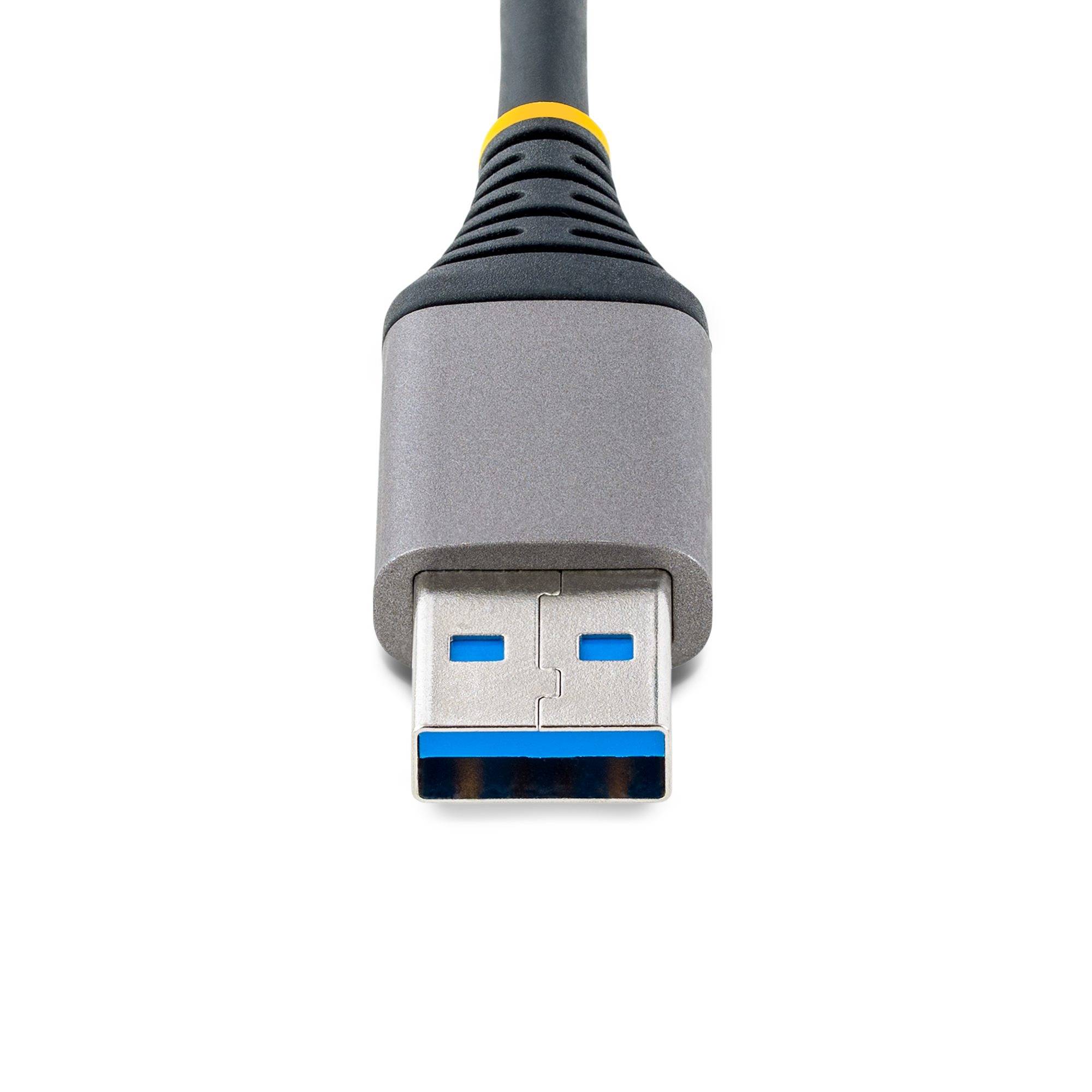 Rca Informatique - image du produit : HUB USB 3 PORTS USB-A - GIGA BIT ETHERNET - CBLE DE 30CM