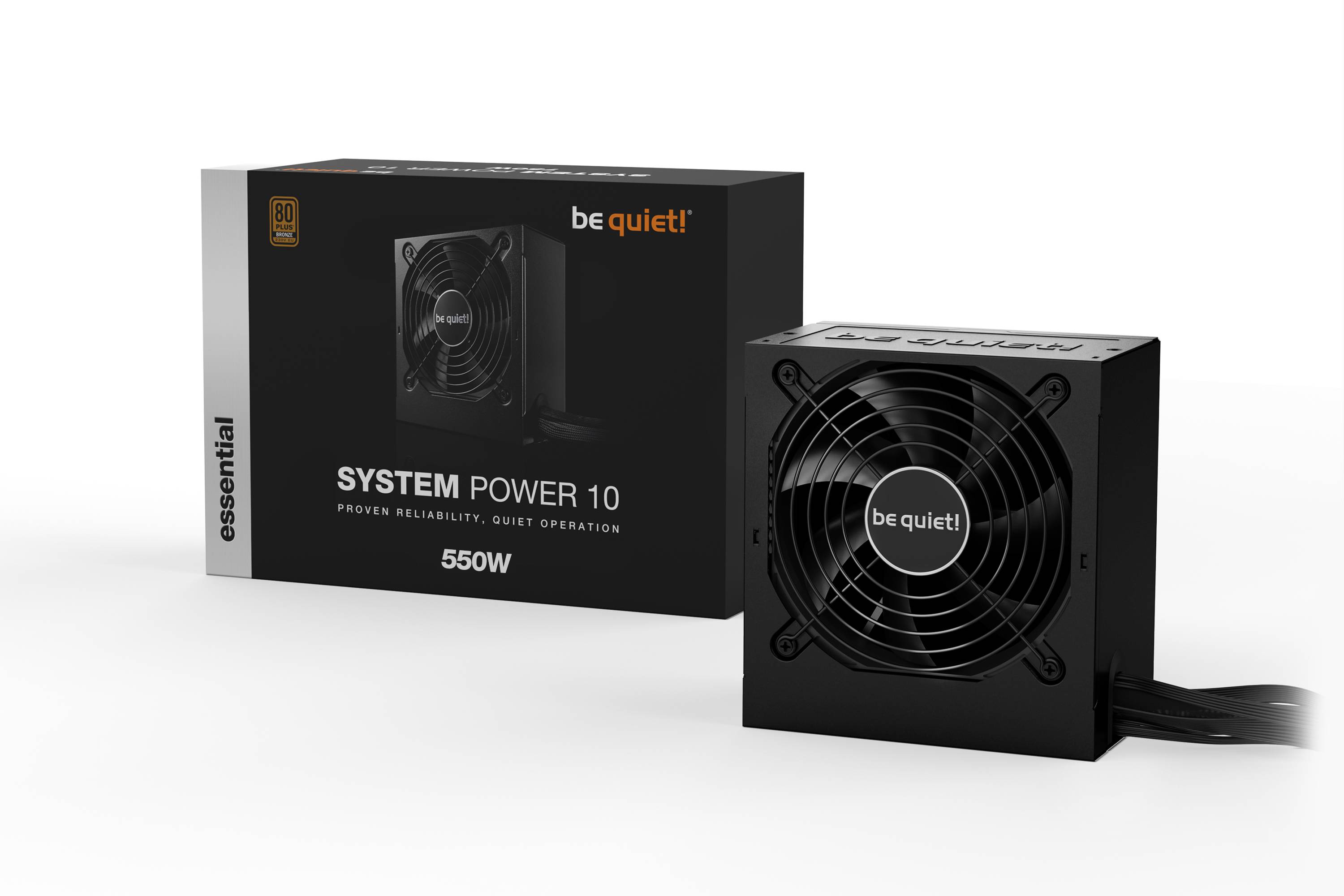 Rca Informatique - image du produit : SYSTEM POWER 10 550W BRONZE POWER SUPPLY