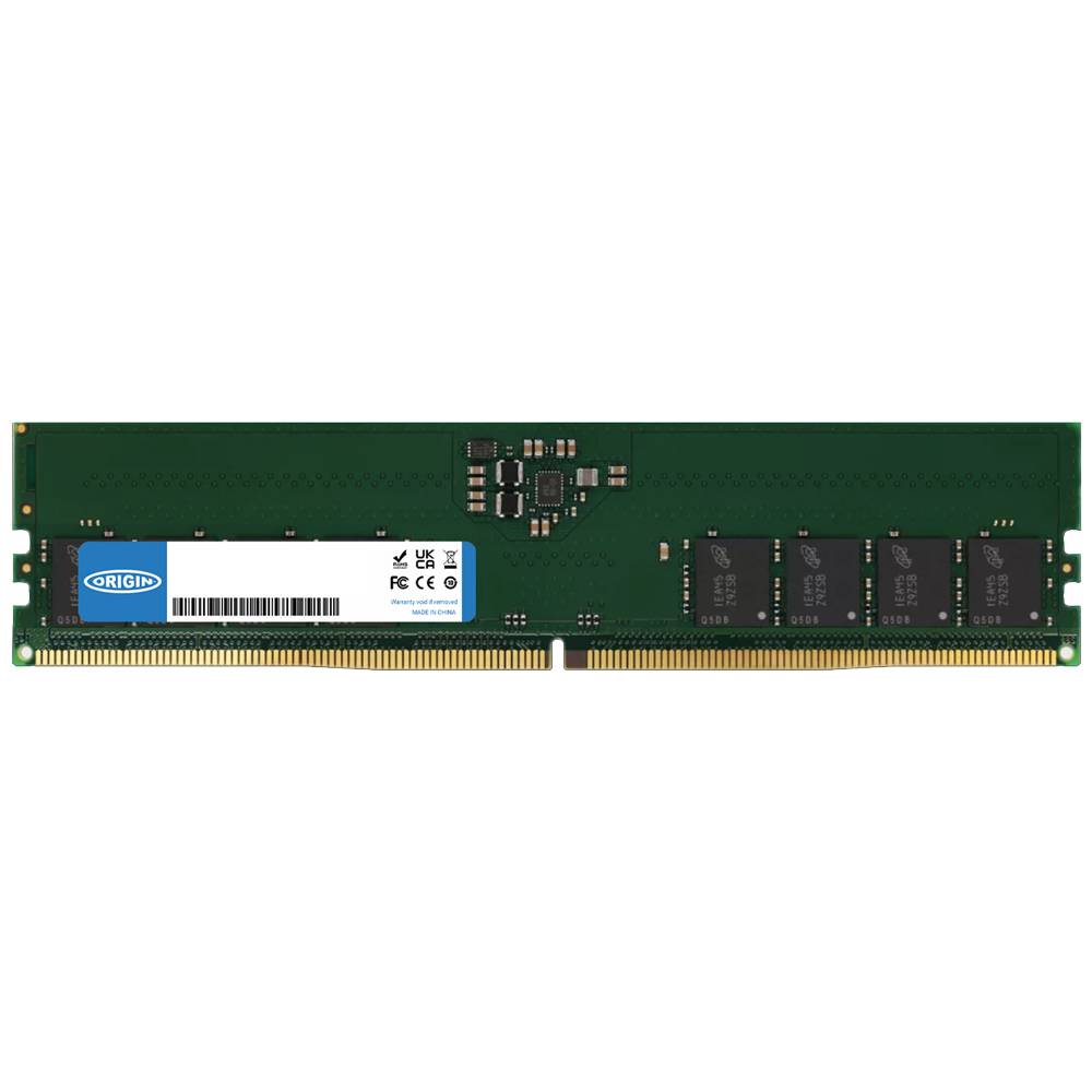 Rca Informatique - image du produit : 16GB DDR5 4800MHZ UDIMM 2RX8 ECC 1.1V