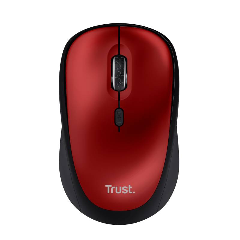 Rca Informatique - image du produit : YVI+ WIRELESS MOUSE ECO RED