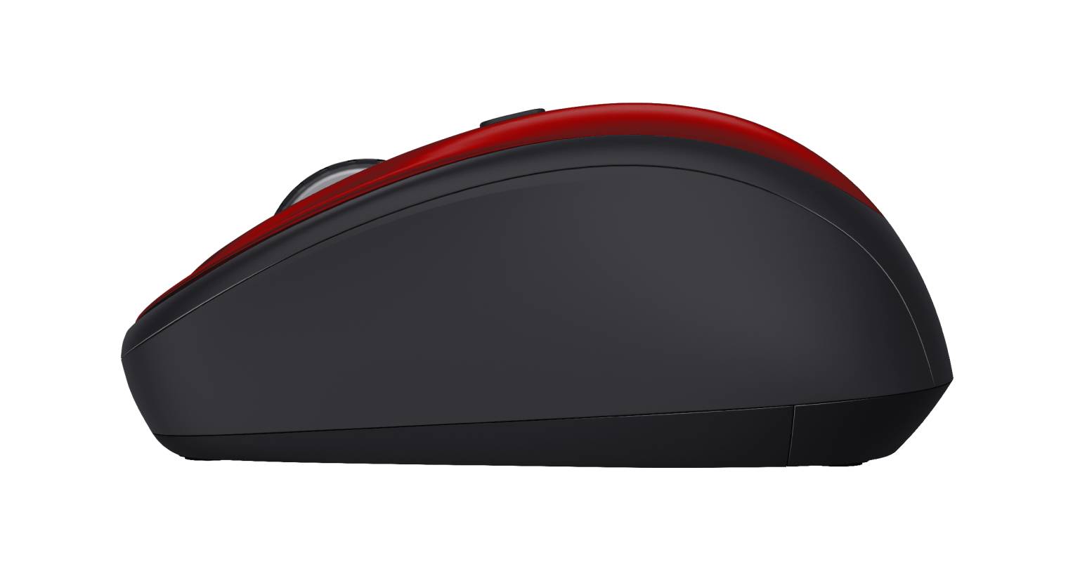 Rca Informatique - image du produit : YVI+ WIRELESS MOUSE ECO RED