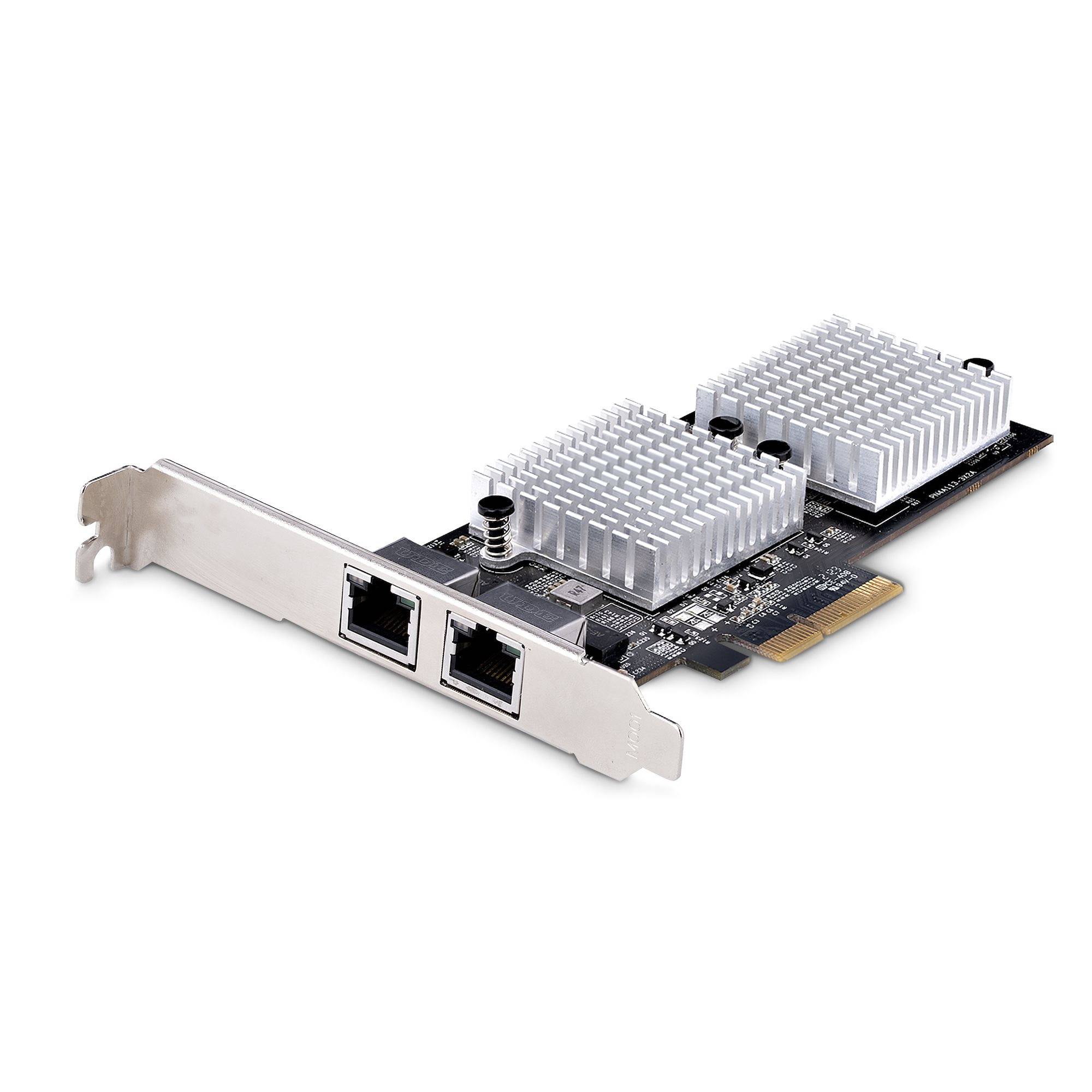 Rca Informatique - image du produit : CARTE ADAPTATEUR RSEAU PCIE 1 0GBE 2 PORTS - CARTE ETHERNET