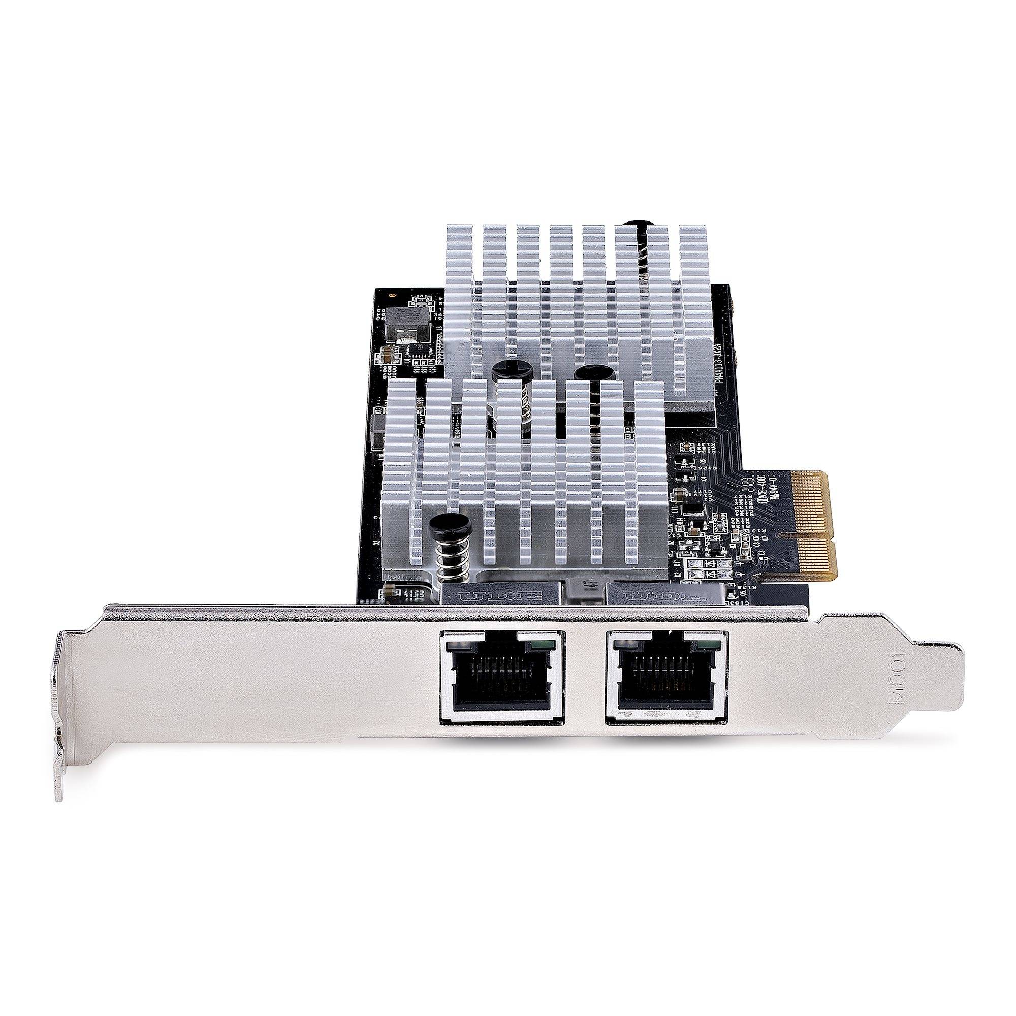 Rca Informatique - image du produit : CARTE ADAPTATEUR RSEAU PCIE 1 0GBE 2 PORTS - CARTE ETHERNET