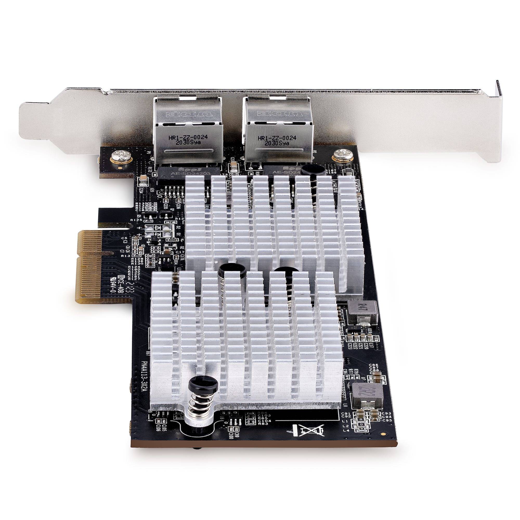 Rca Informatique - image du produit : CARTE ADAPTATEUR RSEAU PCIE 1 0GBE 2 PORTS - CARTE ETHERNET