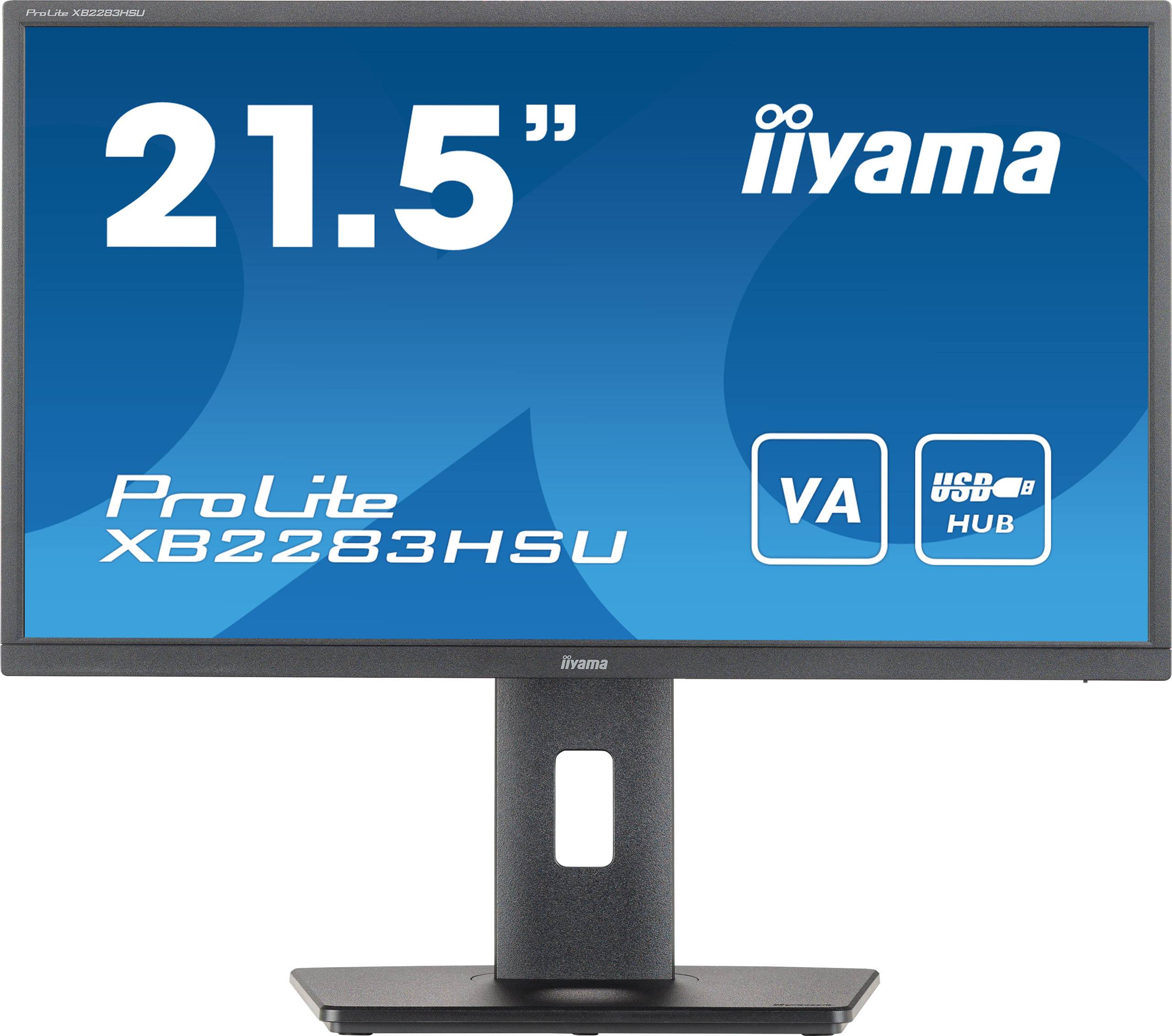 Rca Informatique - image du produit : XB2283HSU-B1 21.5IN VA FHD 250 1MS HDMI DP 2USB HUB HAS