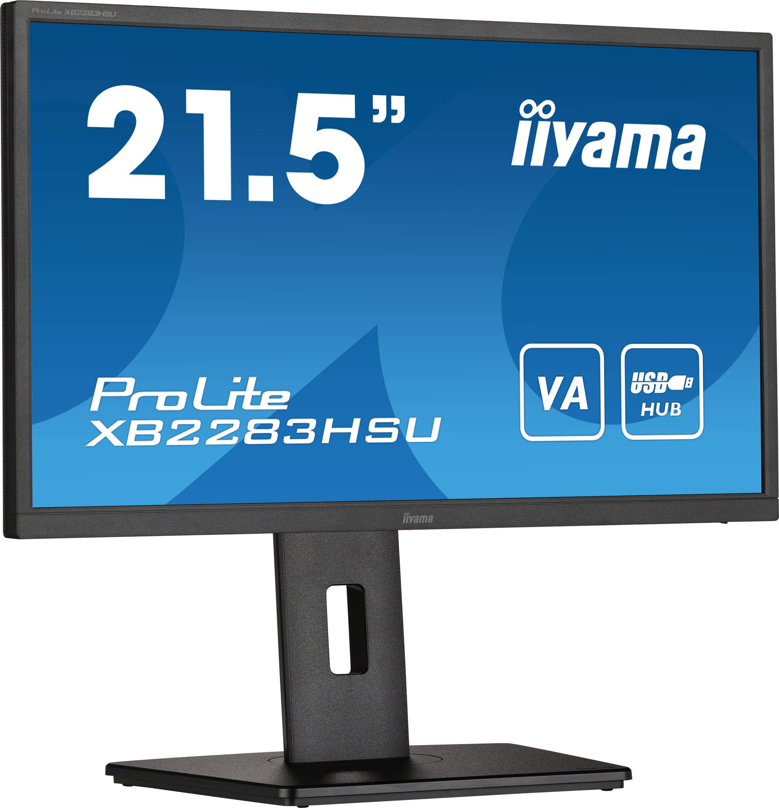 Rca Informatique - image du produit : XB2283HSU-B1 21.5IN VA FHD 250 1MS HDMI DP 2USB HUB HAS