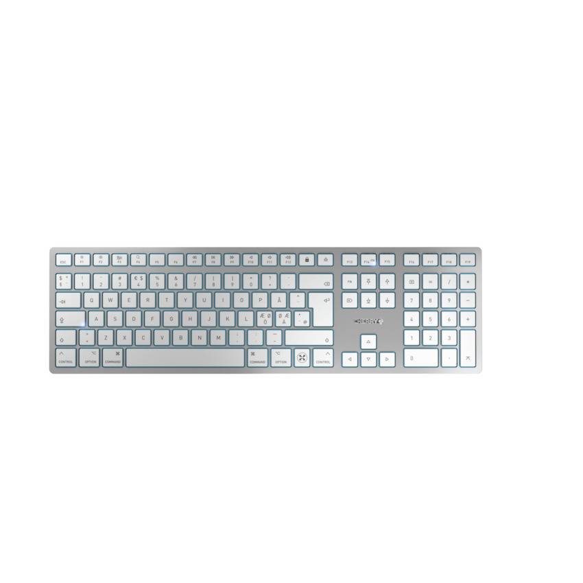 Rca Informatique - image du produit : KW 9100 SLIM FOR MAC KEYBOAR WIRELESS SILVER UK-ENGLISH