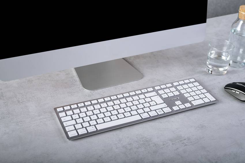 Rca Informatique - image du produit : KW 9100 SLIM FOR MAC KEYBOAR WIRELESS SILVER PAN-NORDIC