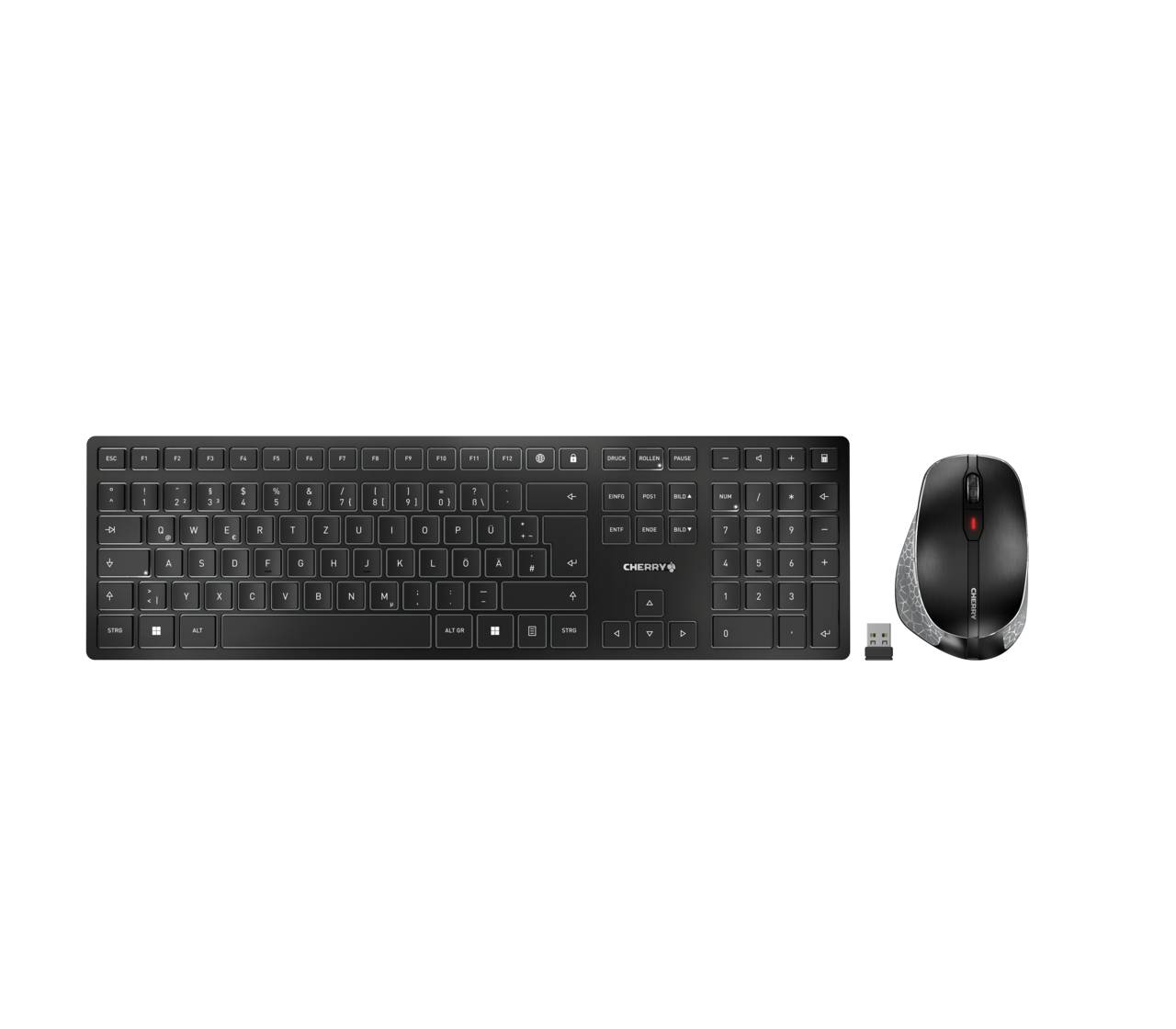 Rca Informatique - Image du produit : DW 9500 SLIM KEYBOARD COMBO WIRELESS BLACK GERMANY